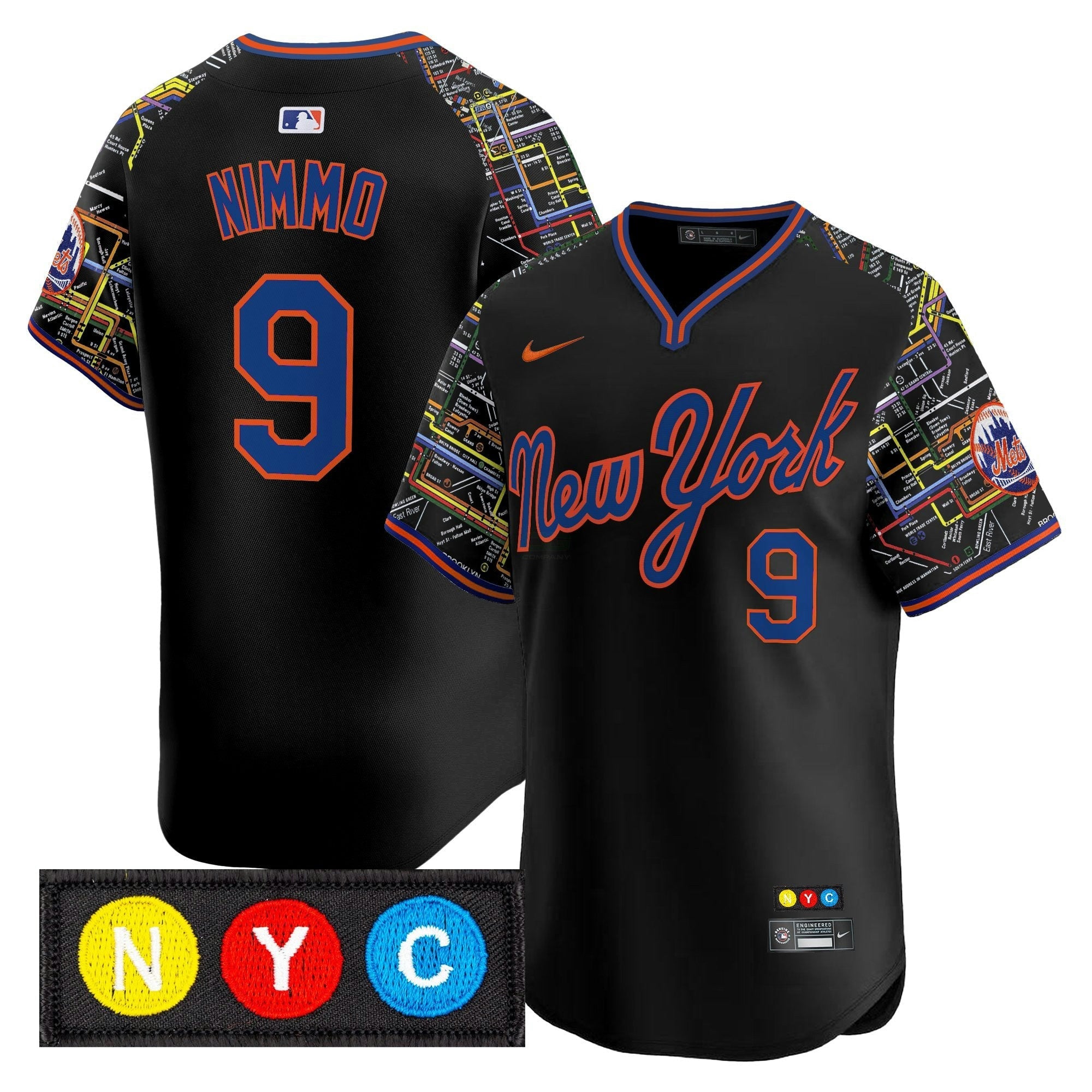 Camisa MLB Men’s New York Subway Style Vapor Premier Limited Jersey – Stitched