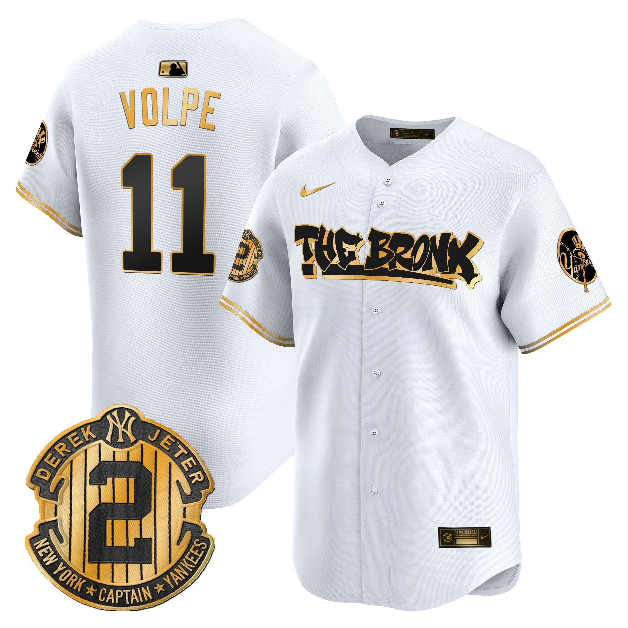 Camisa MLB Men’s New York The Bronx Graffiti Vapor Premier Limited Jersey V5
