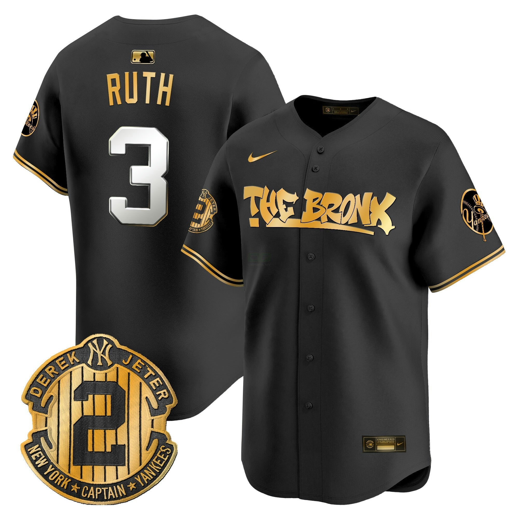 Camisa MLB Men’s New York The Bronx Graffiti Vapor Premier Limited Jersey V5