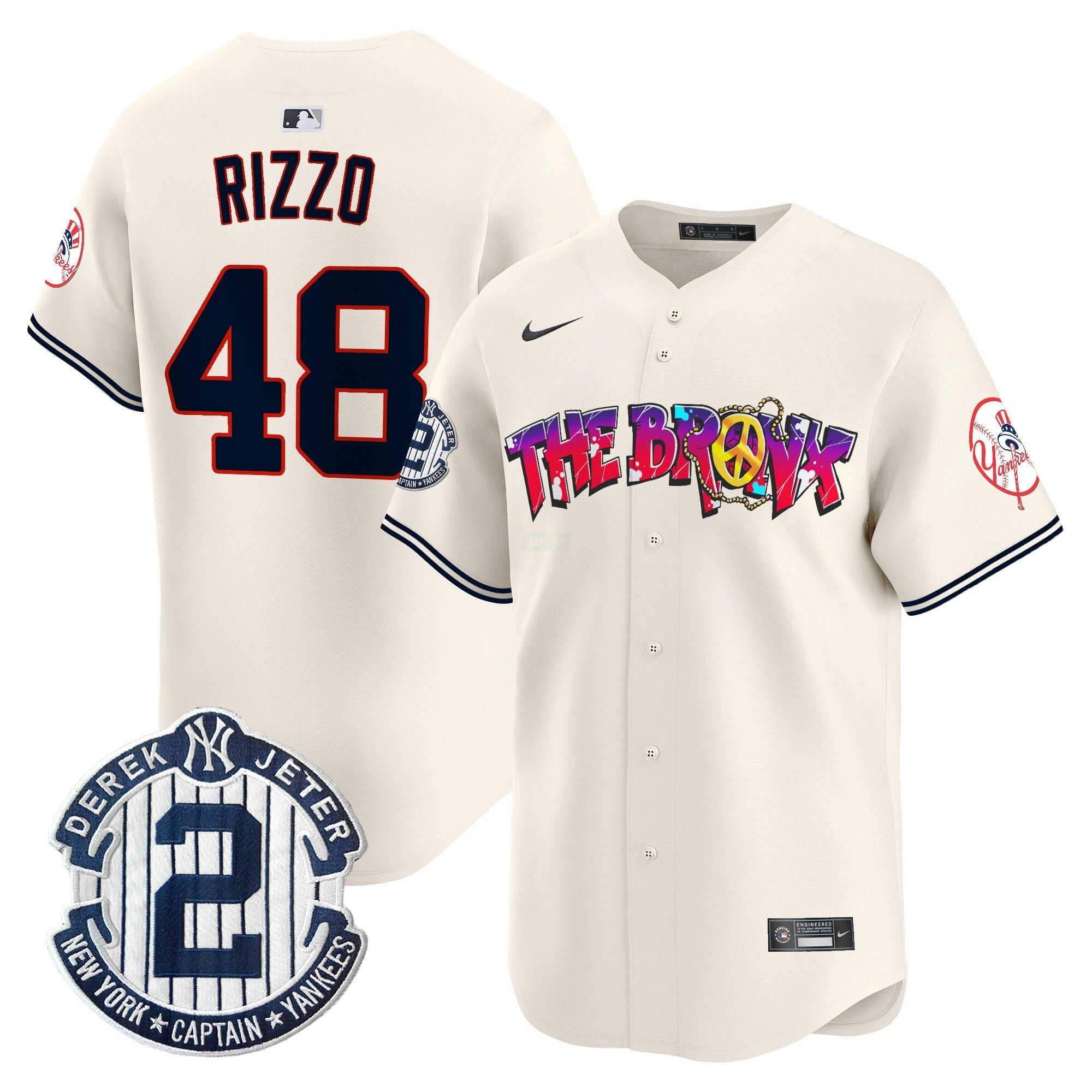 Camisa MLB Men’s New York The Bronx Graffiti Vapor Premier Limited Jersey V7