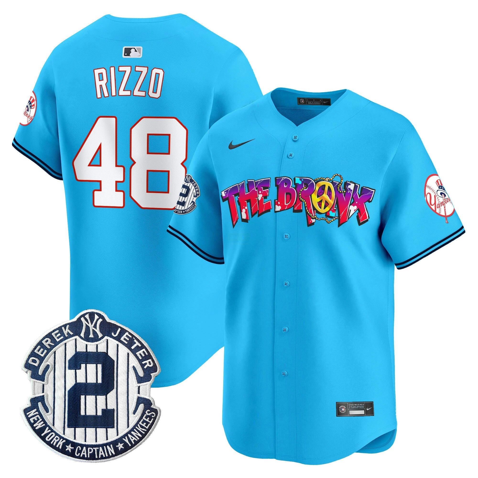 Camisa MLB Men’s New York The Bronx Graffiti Vapor Premier Limited Jersey V7