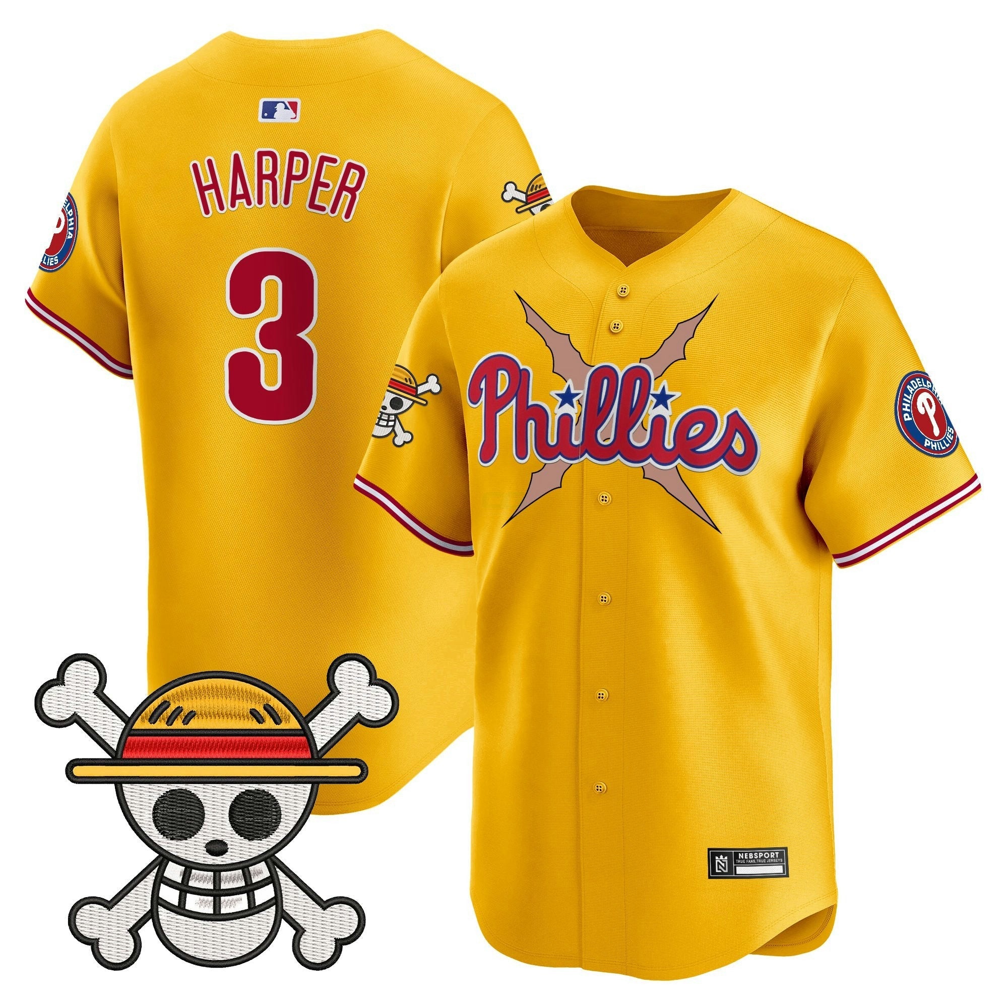 Camisa MLB Men’s Philadelphia x One Piece 2025 Vapor Premier Limited Jersey