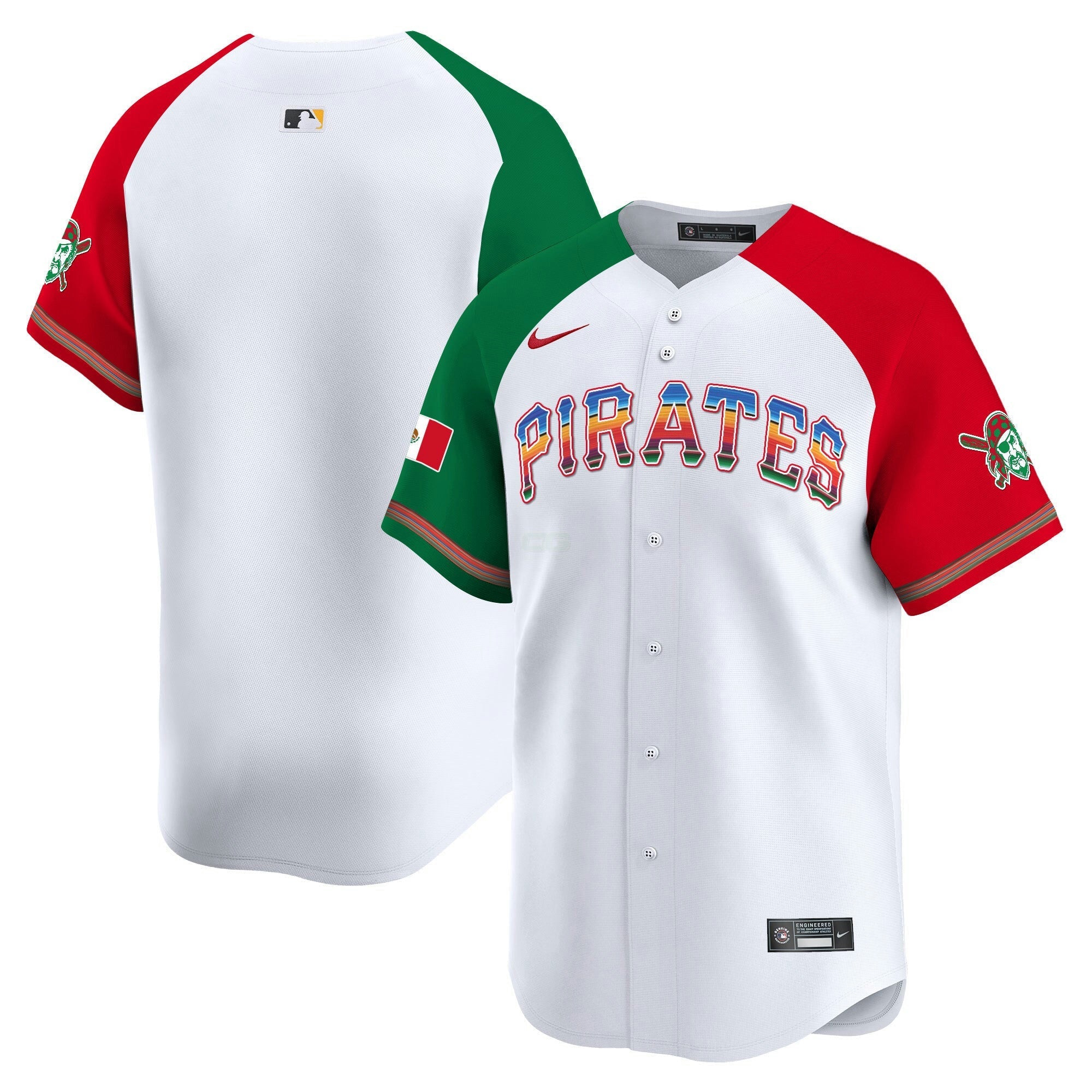 Camisa MLB Men’s Pittsburgh Mexico Vapor Premier Limited Jersey