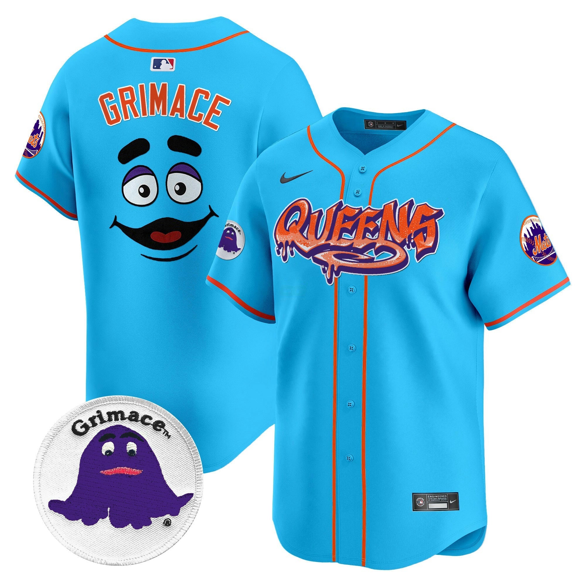 Camisa MLB Men’s Queens Graffiti Vapor Premier Limited Jersey