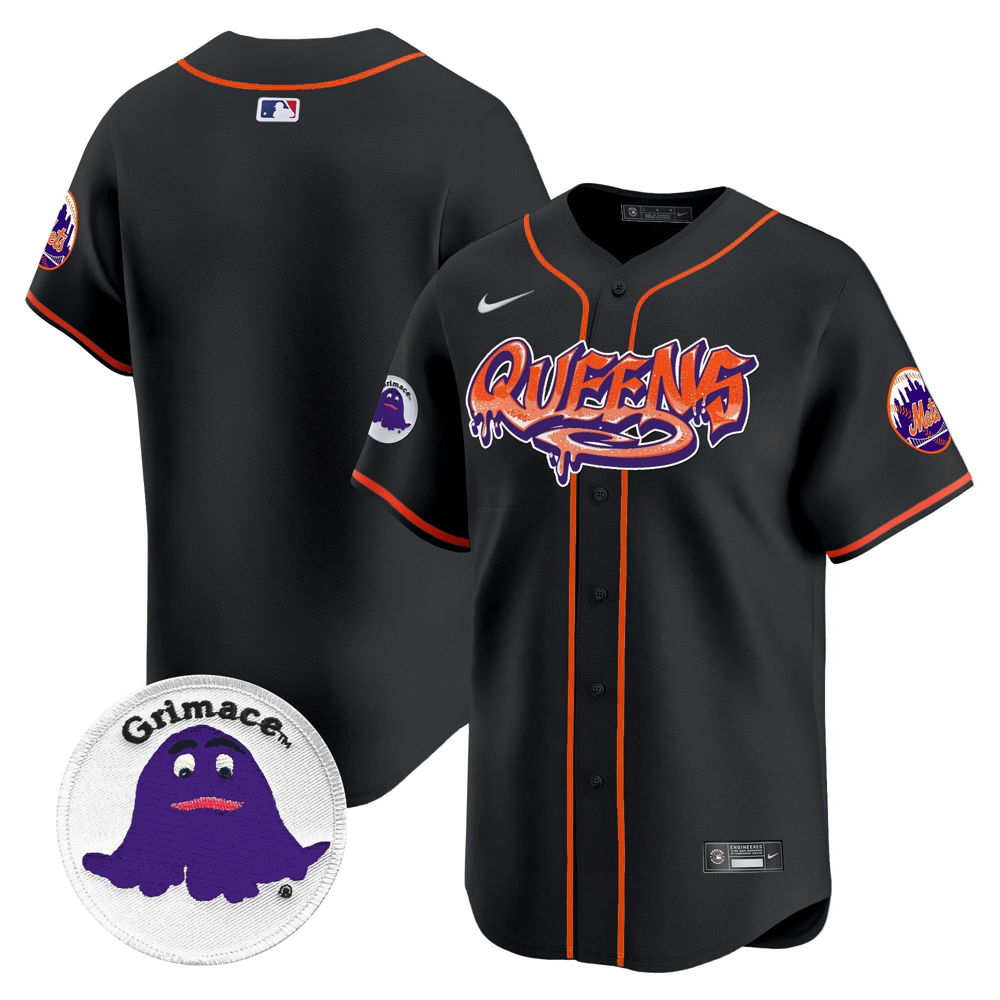 Camisa MLB Men’s Queens Graffiti Vapor Premier Limited Jersey