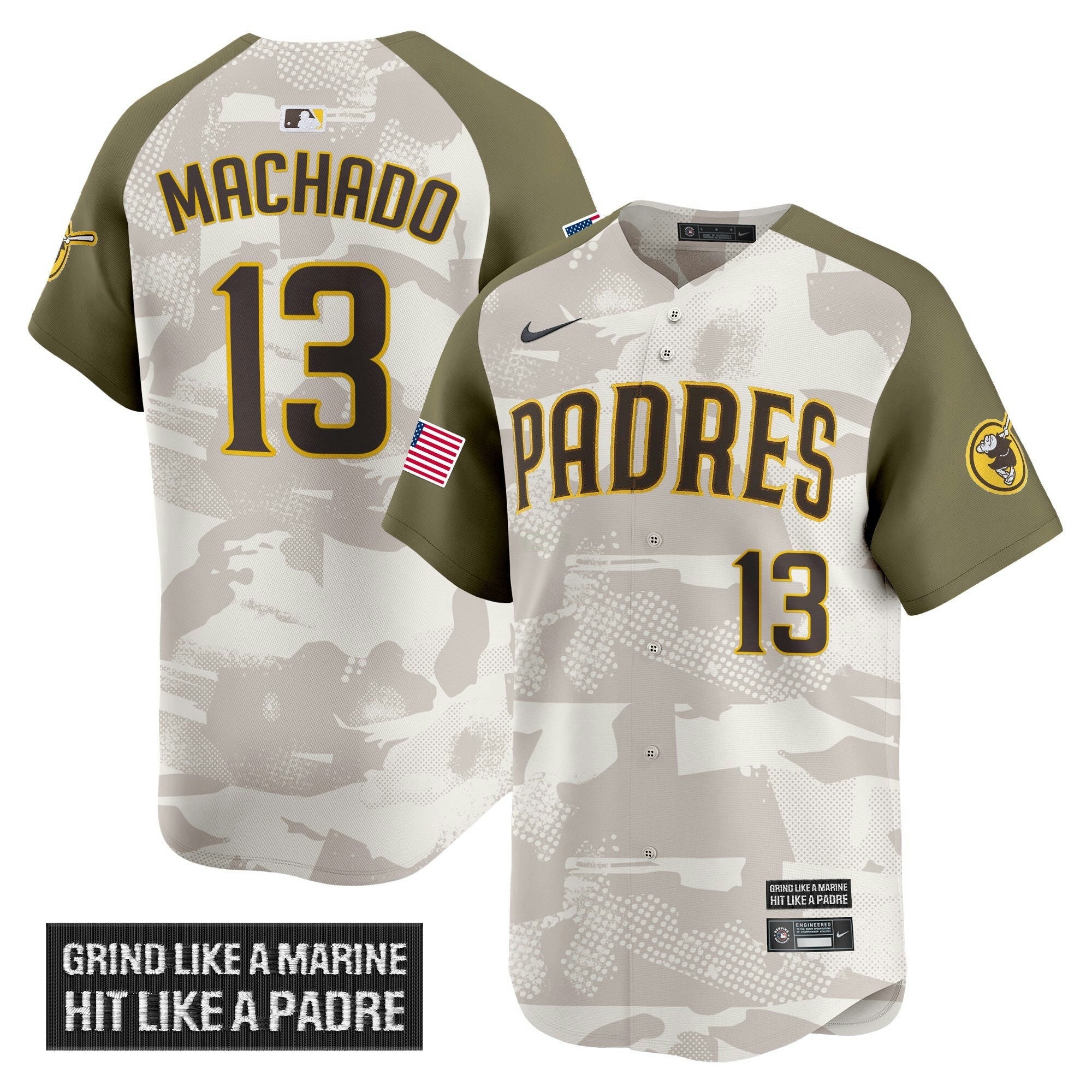 Camisa MLB Men’s San Diego 2025 Armed Forces Day Vapor Premier Limited Jersey