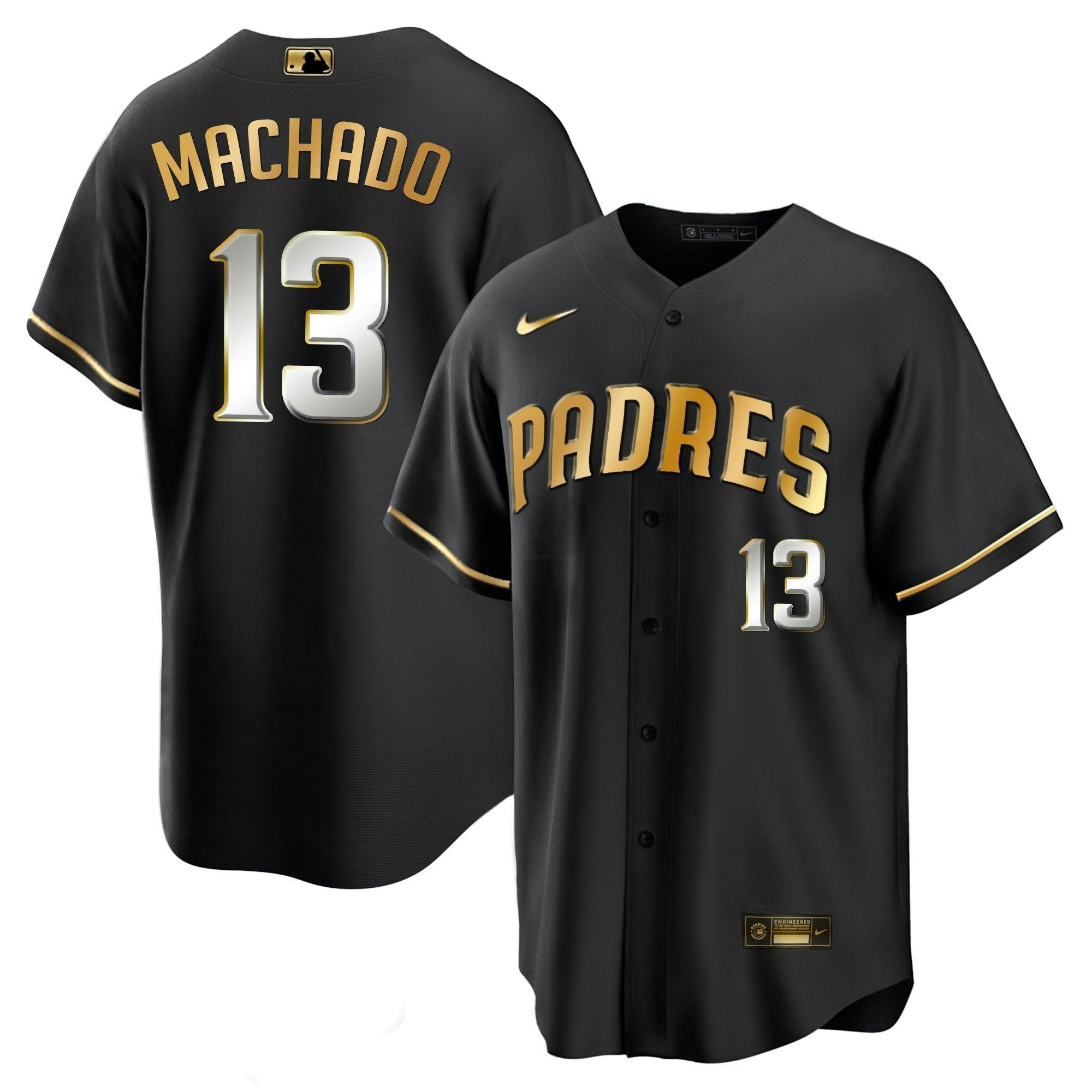 Camisa MLB Men’s San Diego Black Limited Jersey