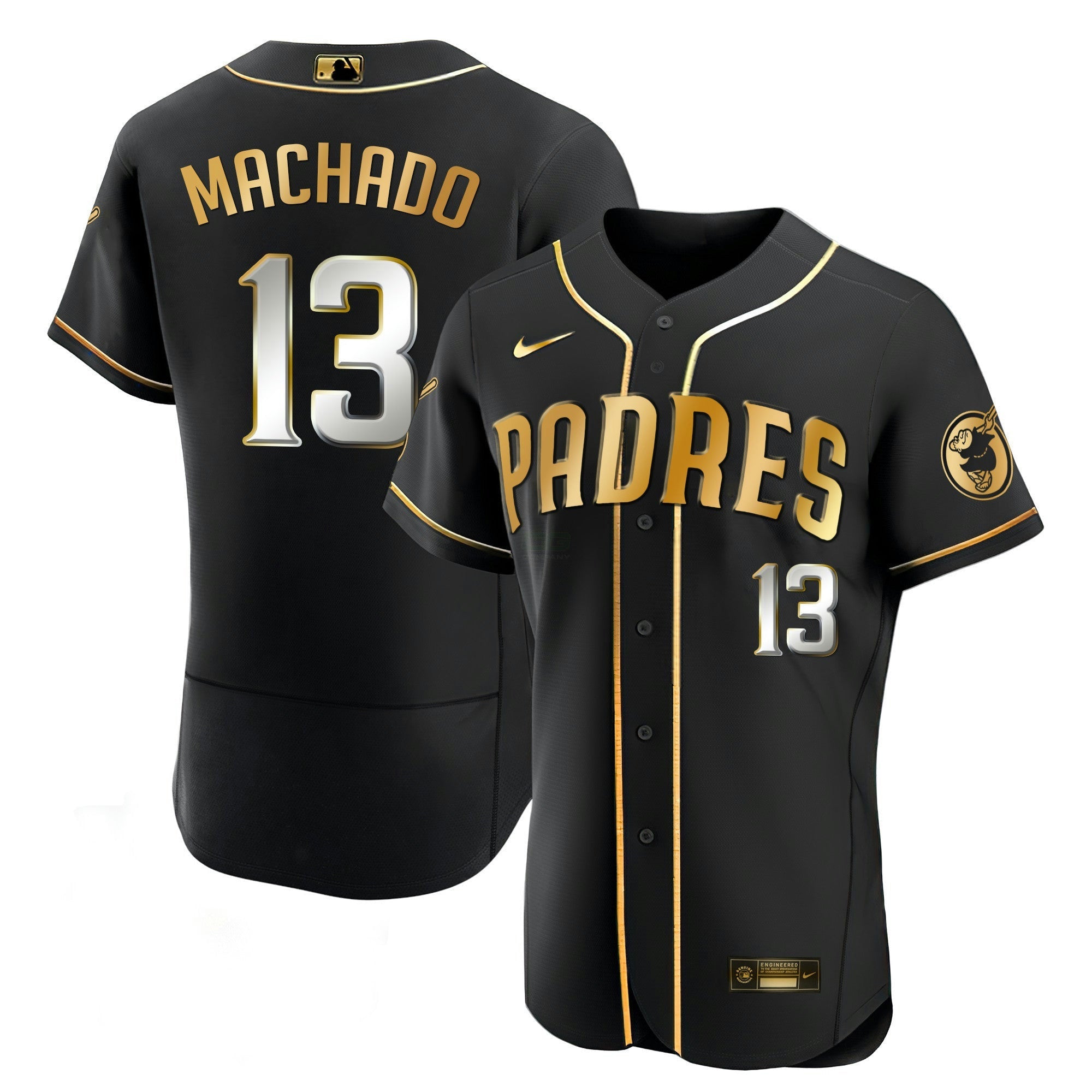 Camisa MLB Men’s San Diego Black Limited Jersey