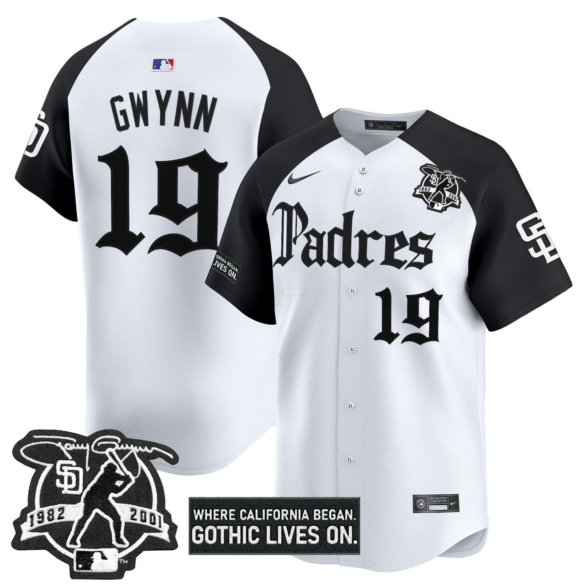Camisa MLB Men’s San Diego ‘Gothic Edition’ Vapor Premier Limited Jersey V2