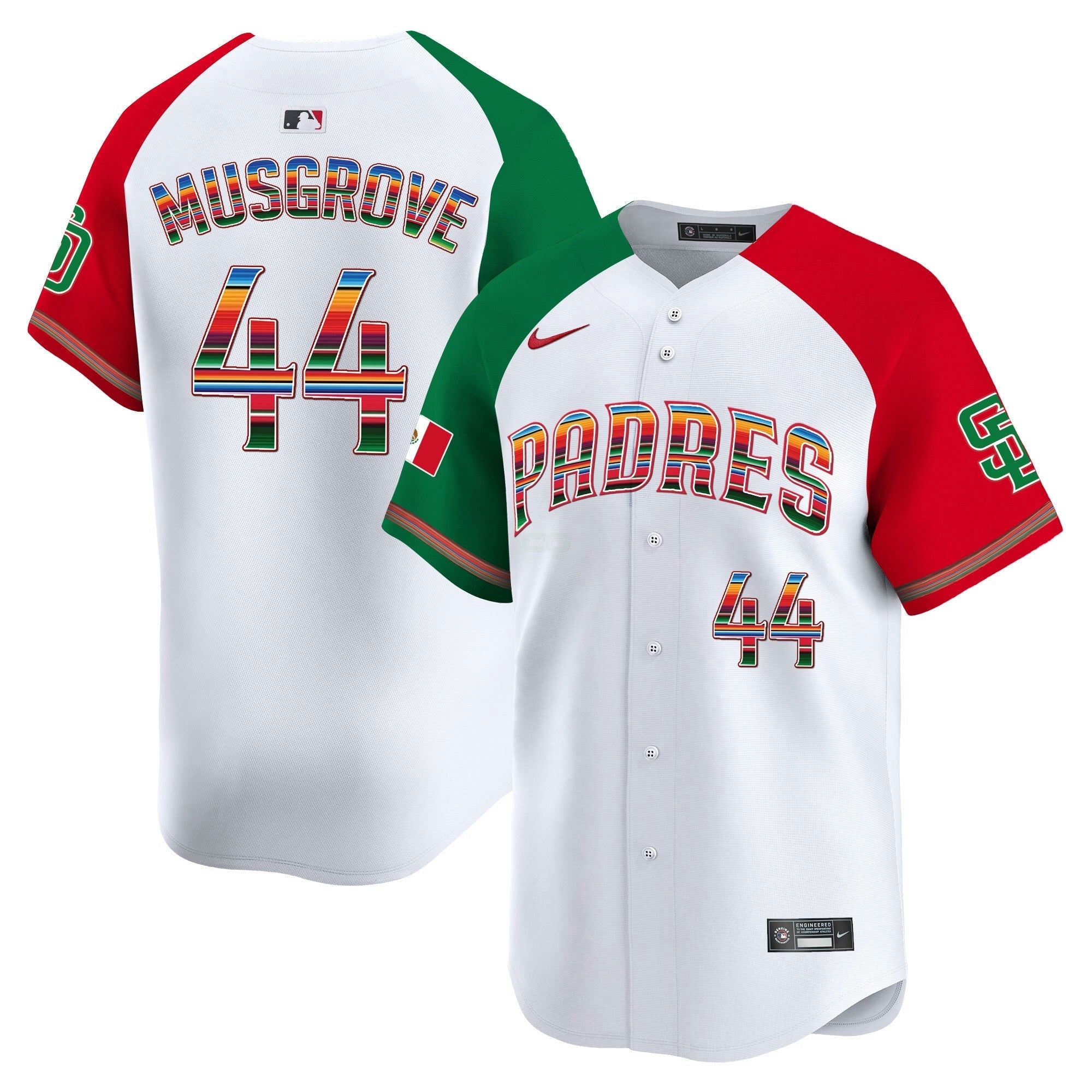 Camisa MLB Men’s San Diego Mexico Premier Limited Jersey