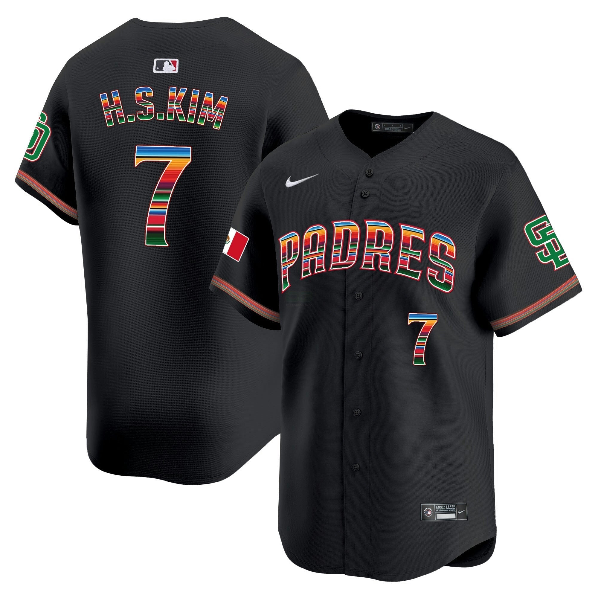 Camisa MLB Men’s San Diego Mexico Premier Limited Jersey