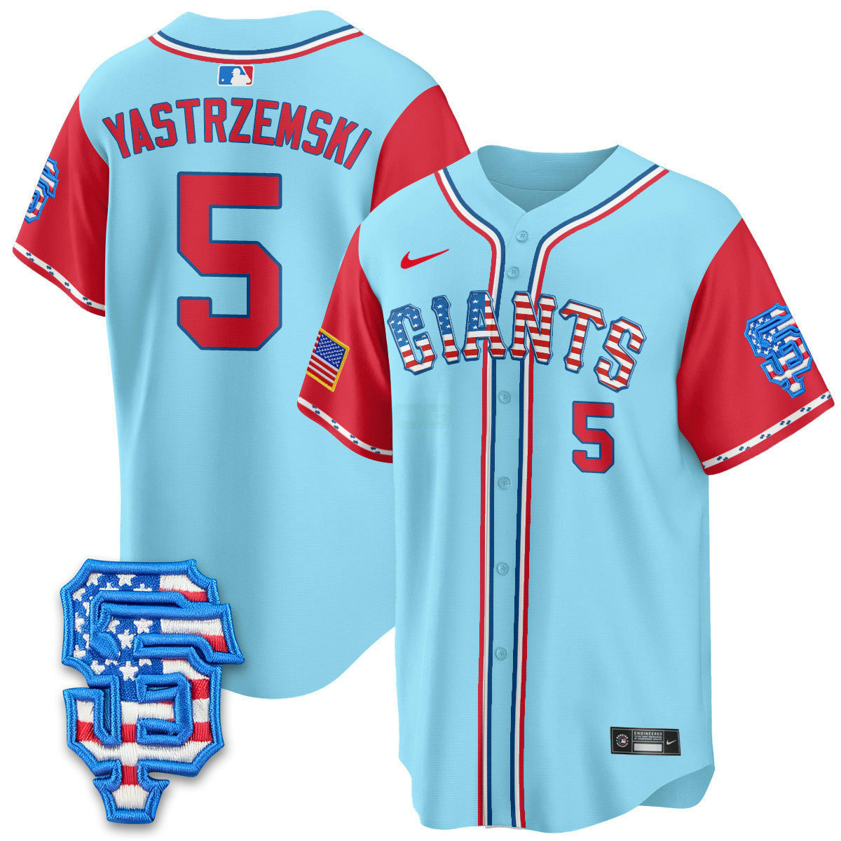Camisa MLB Men’s San Francisco 2025 Fourth of July Vapor Premier Limited Jersey