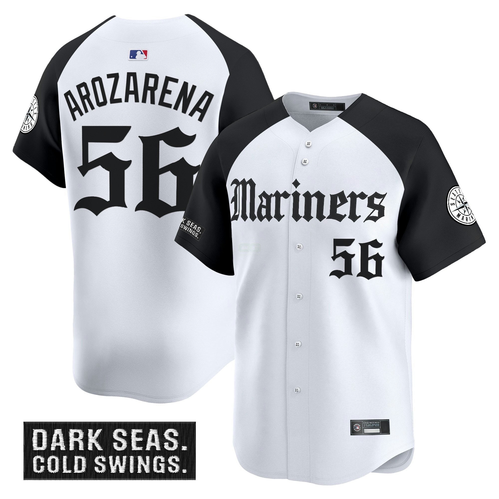 Camisa MLB Men’s Seattle ‘Deep Sea Gothic Edition’ Vapor Premier Limited Jersey V2