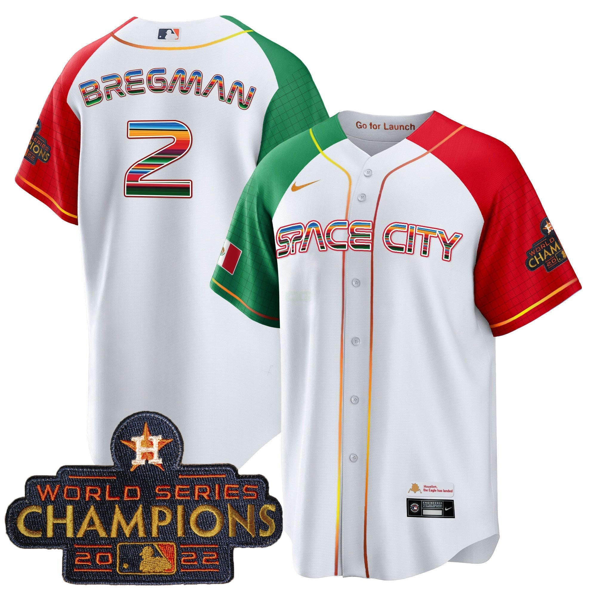Camisa MLB Men’s Space City Mexico Cool Base Jersey
