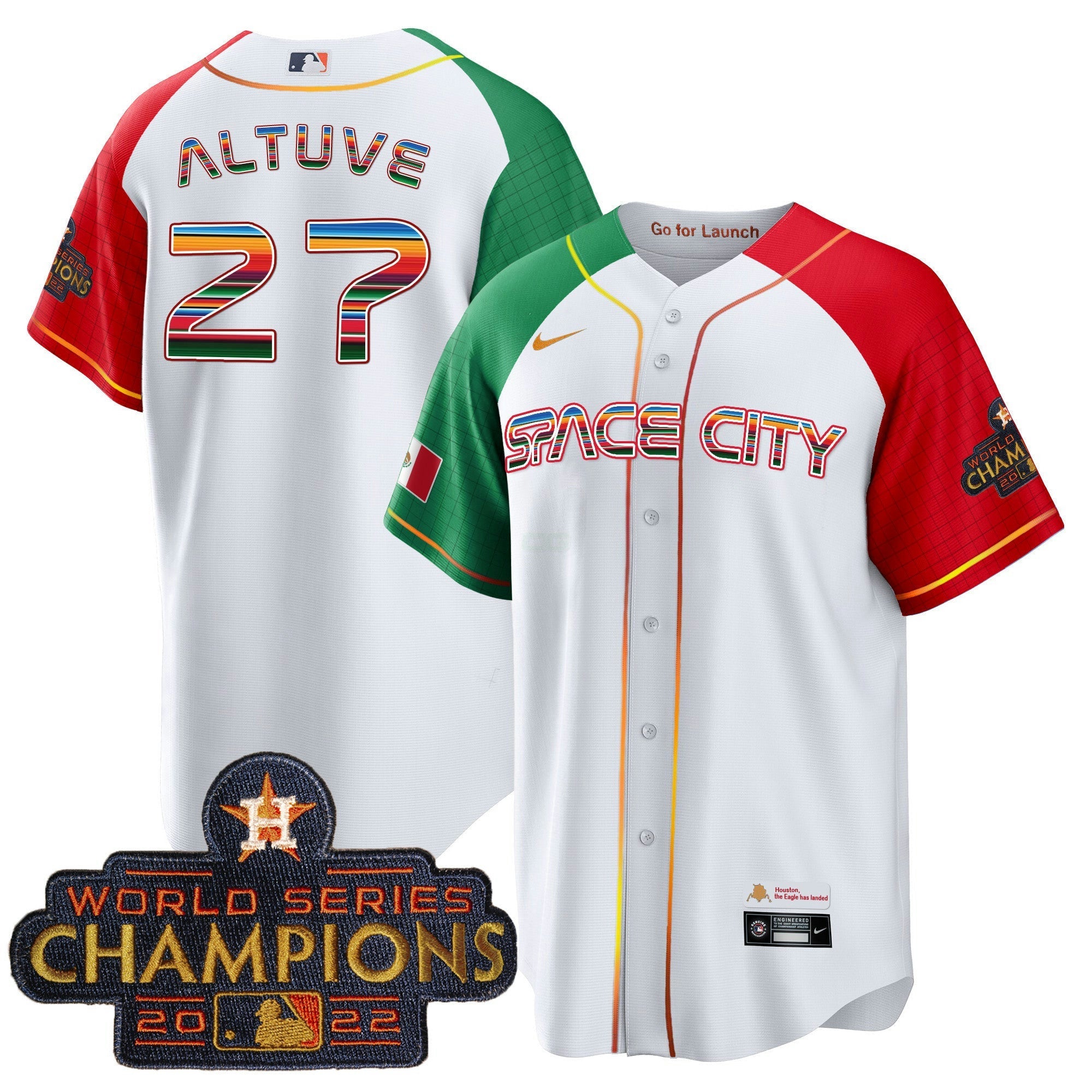 Camisa MLB Men’s Space City Mexico Cool Base Jersey