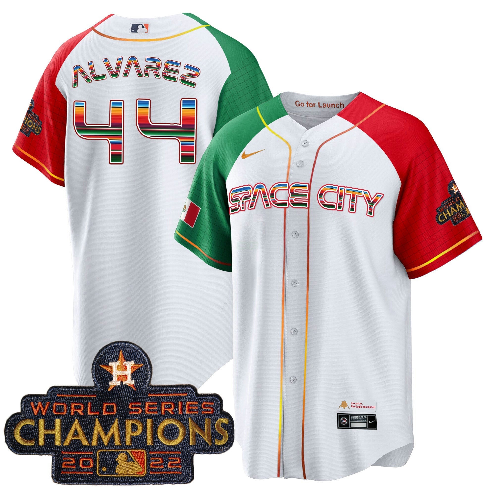 Camisa MLB Men’s Space City Mexico Cool Base Jersey