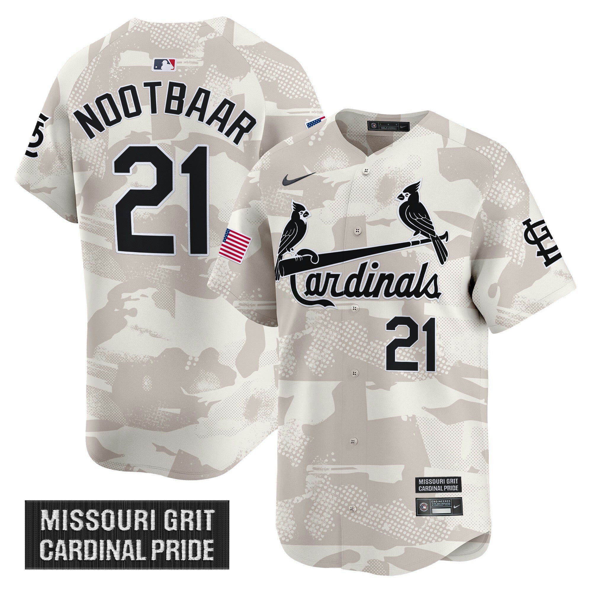 Camisa MLB Men’s St. Louis 2025 Armed Forces Day Vapor Premier Limited Jersey