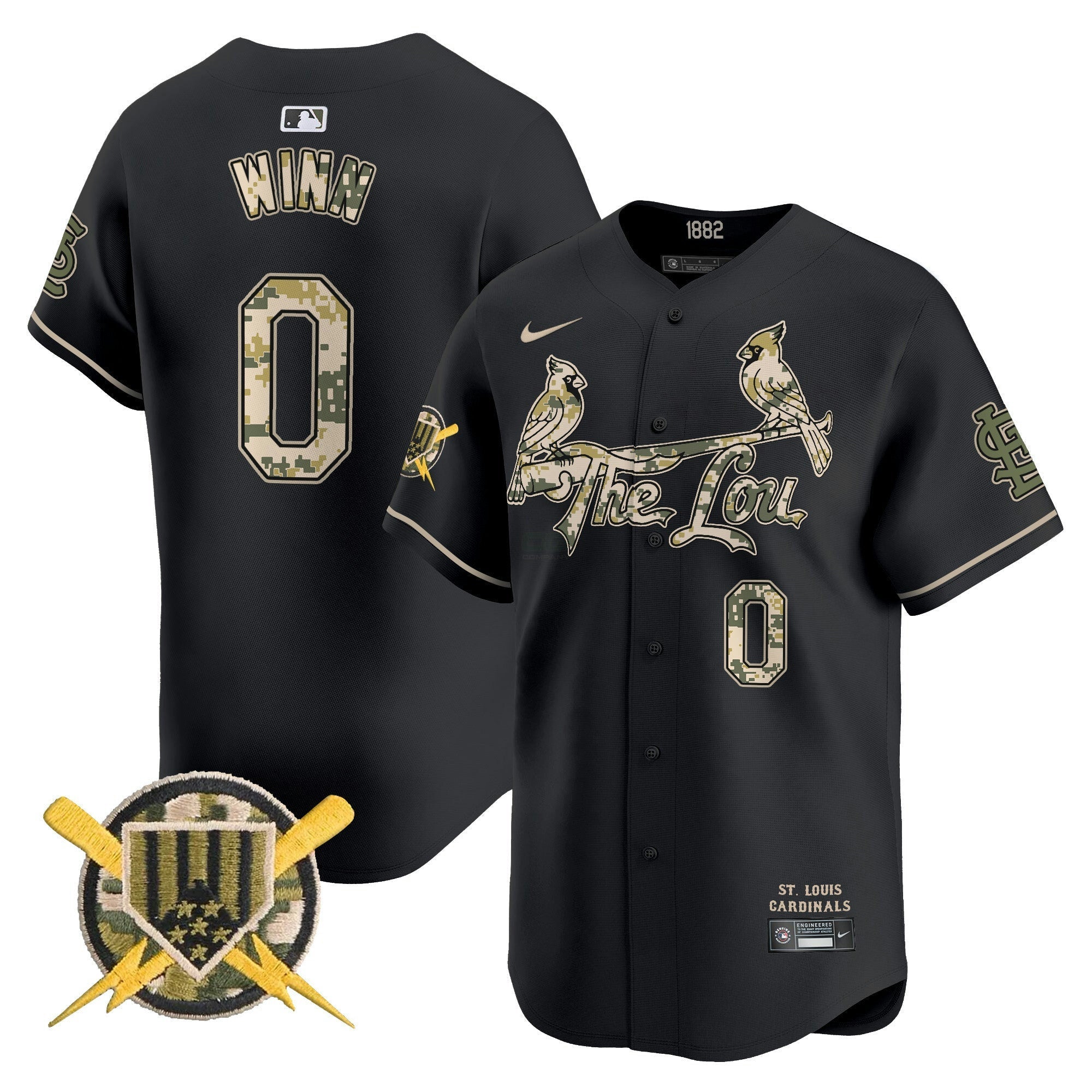 Camisa MLB Men’s St. Louis Armed Forces Day Vapor Premier Limited Jersey