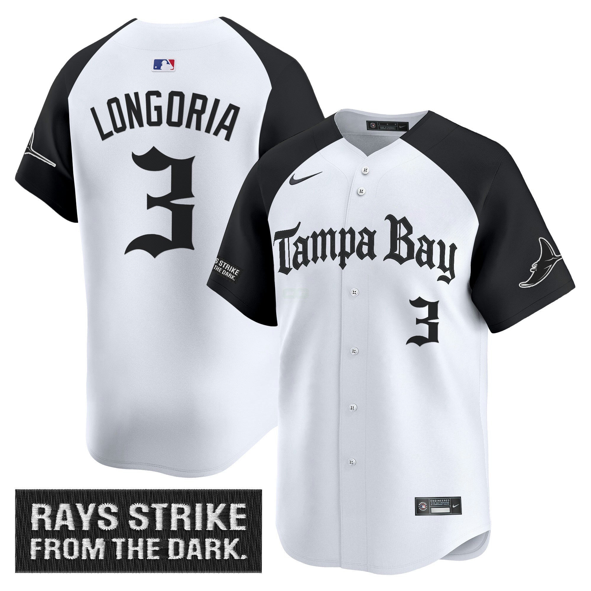 Camisa MLB Men’s Tampa Bay ‘Gothic Deepwater Edition’ Vapor Premier Limited Jersey