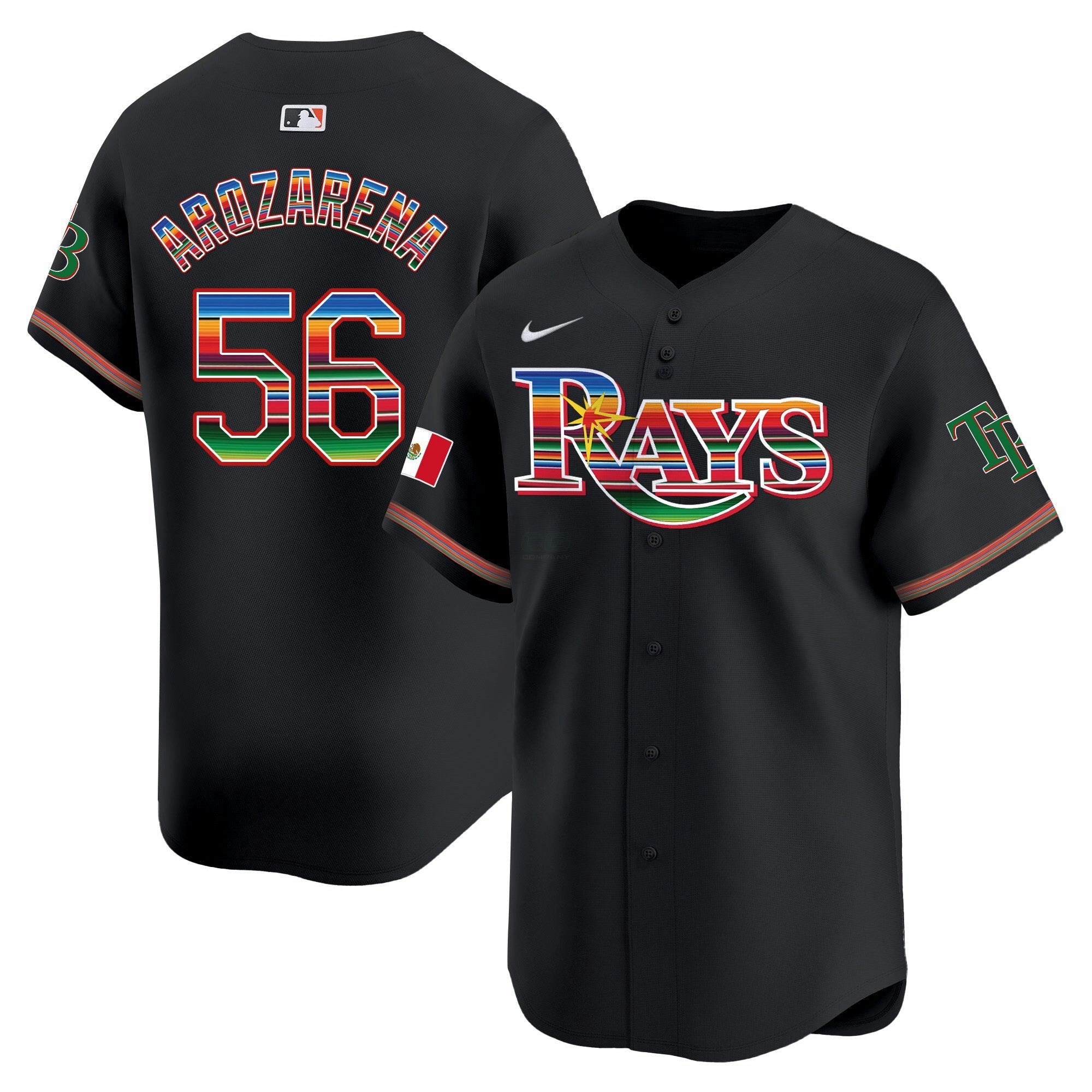 Camisa MLB Men’s Tampa Bay Mexico Vapor Premier Limited Jersey