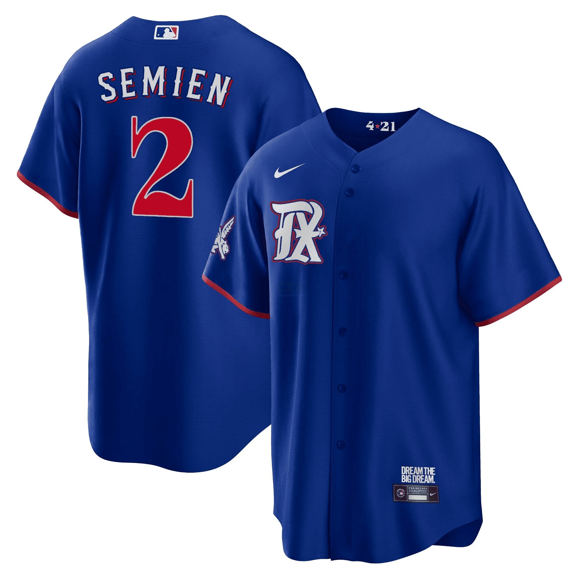 Camisa MLB Men’s Texas 2023 City Connect Collection V2 Jersey