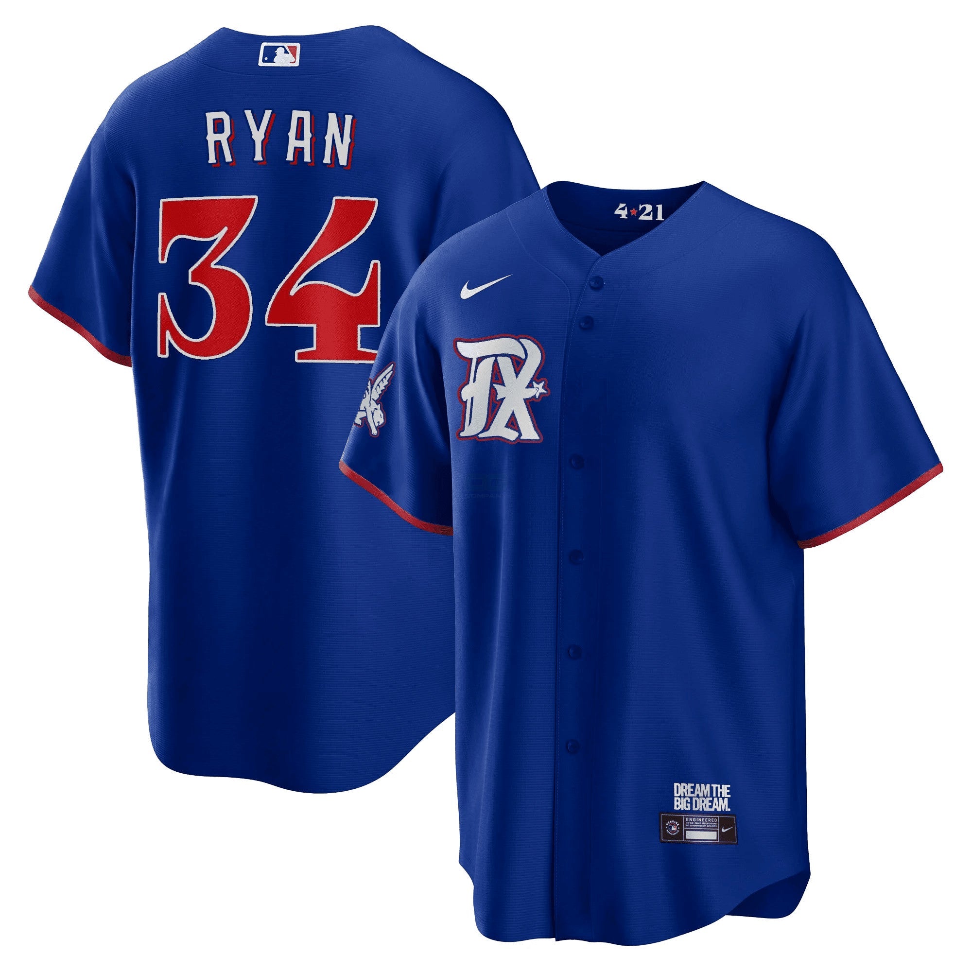 Camisa MLB Men’s Texas 2023 City Connect Collection V2 Jersey