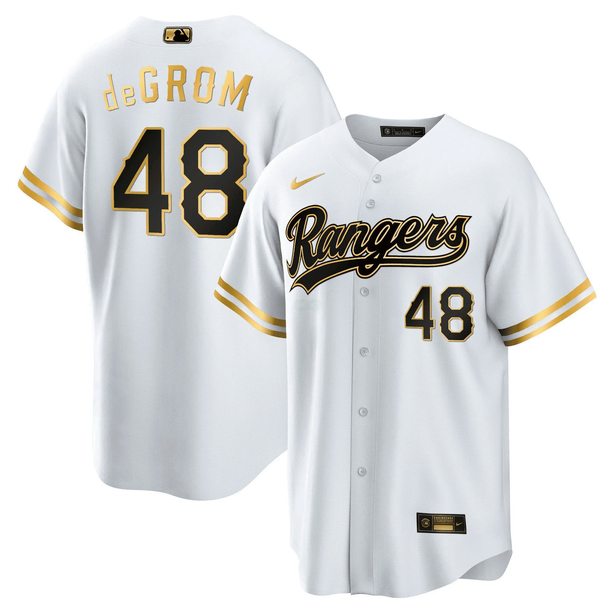Camisa MLB Men’s Texas 2023 Dourada Jersey