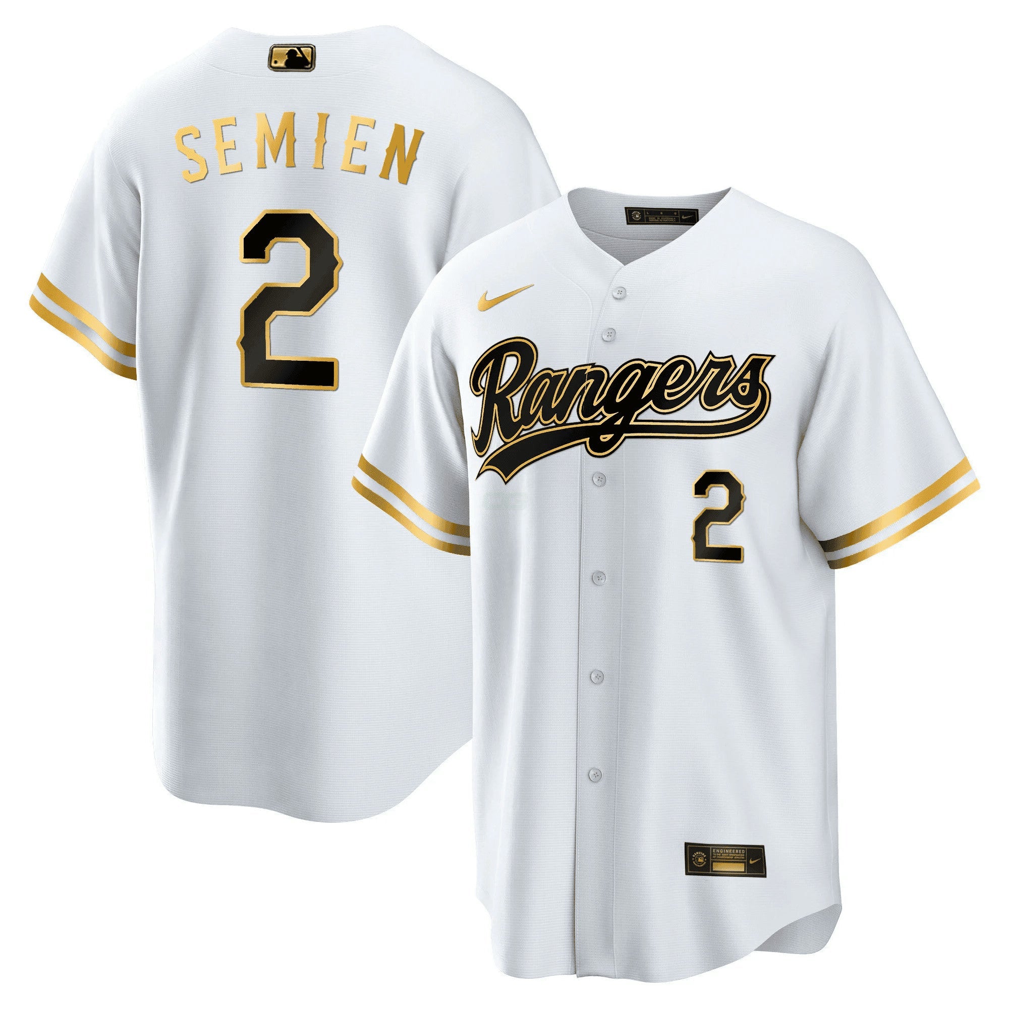 Camisa MLB Men’s Texas 2023 Dourada Jersey