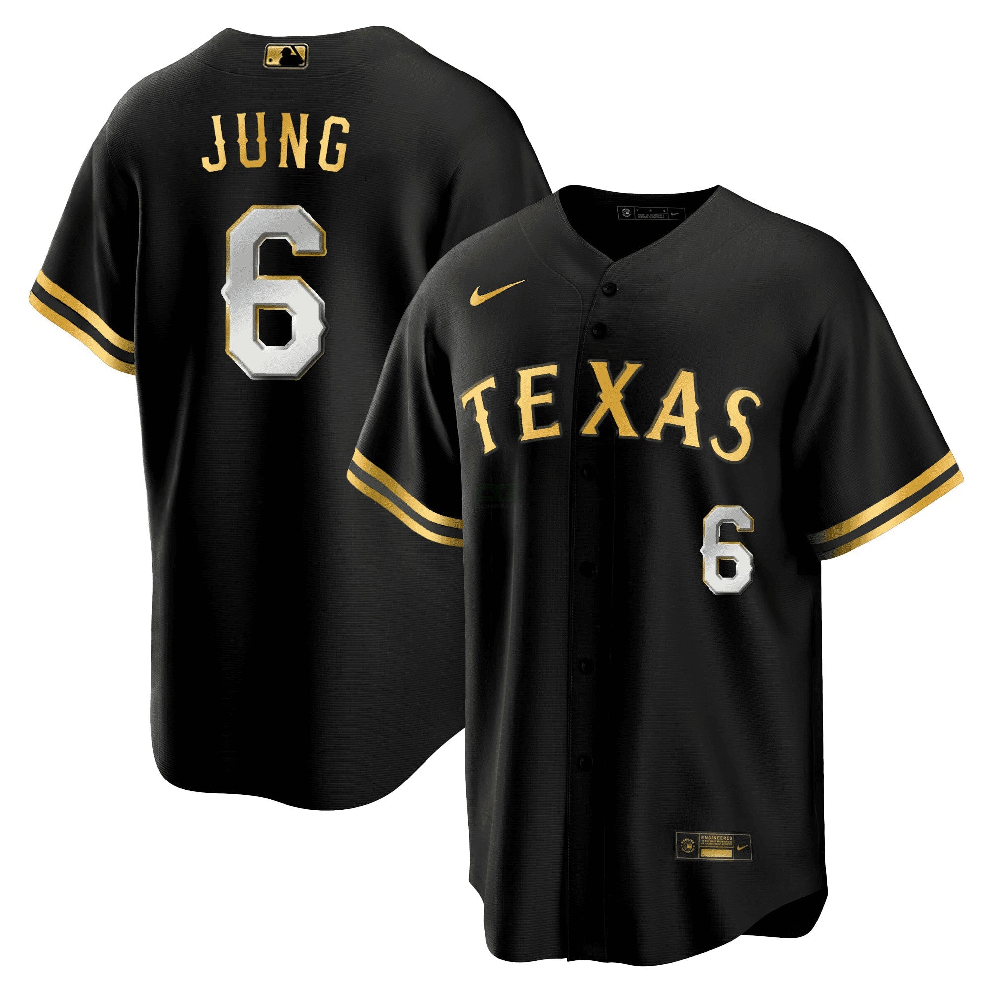 Camisa MLB Men’s Texas 2023 Dourada Jersey