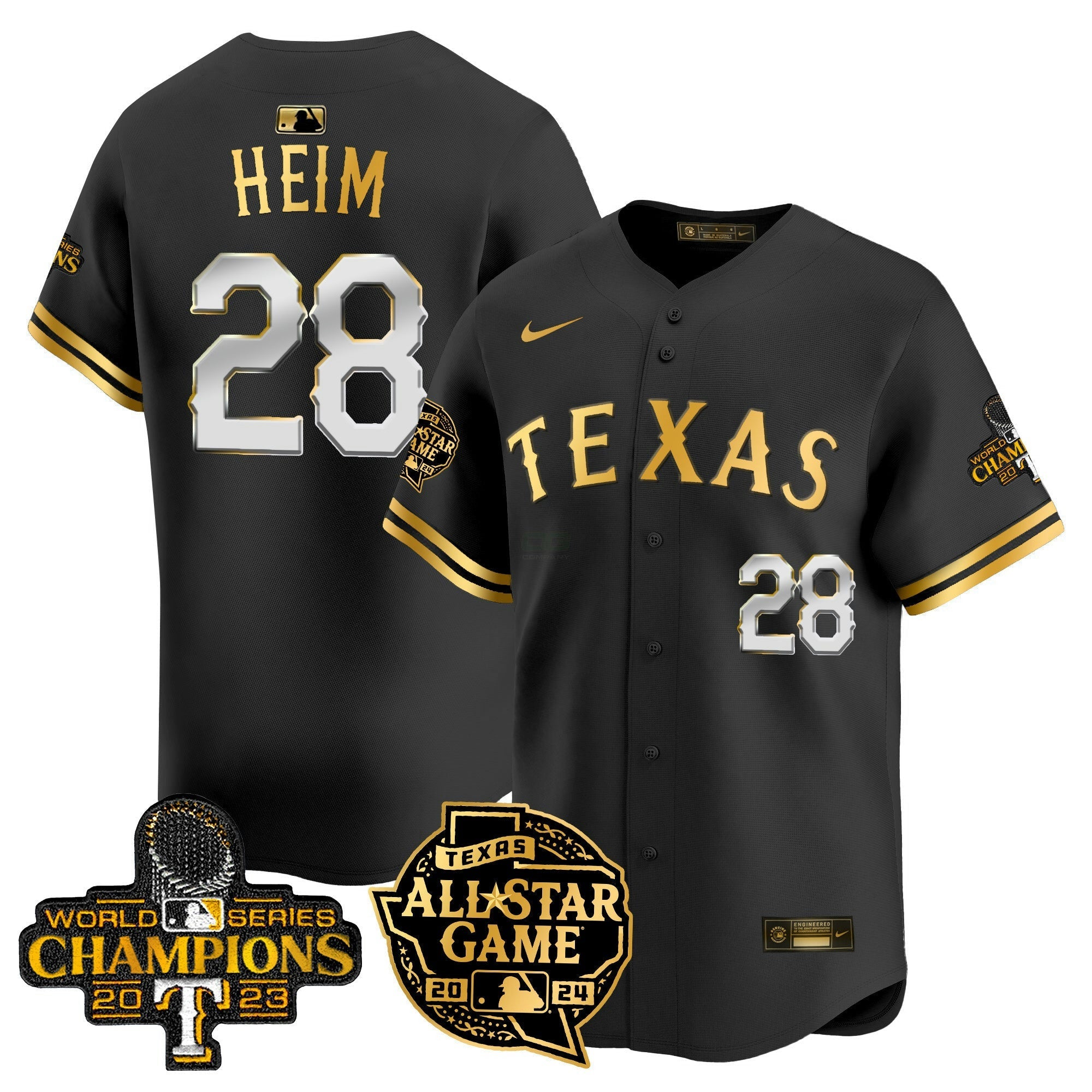 Camisa MLB Men’s Texas 2024 All Star Game Patch Vapor Premier Limited Jersey