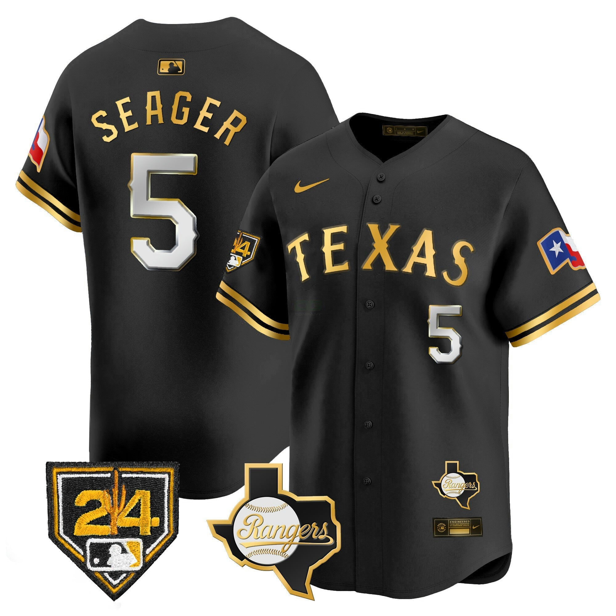 Camisa MLB Men’s Texas 2024 Spring Training Patch Vapor Premier Limited Jersey