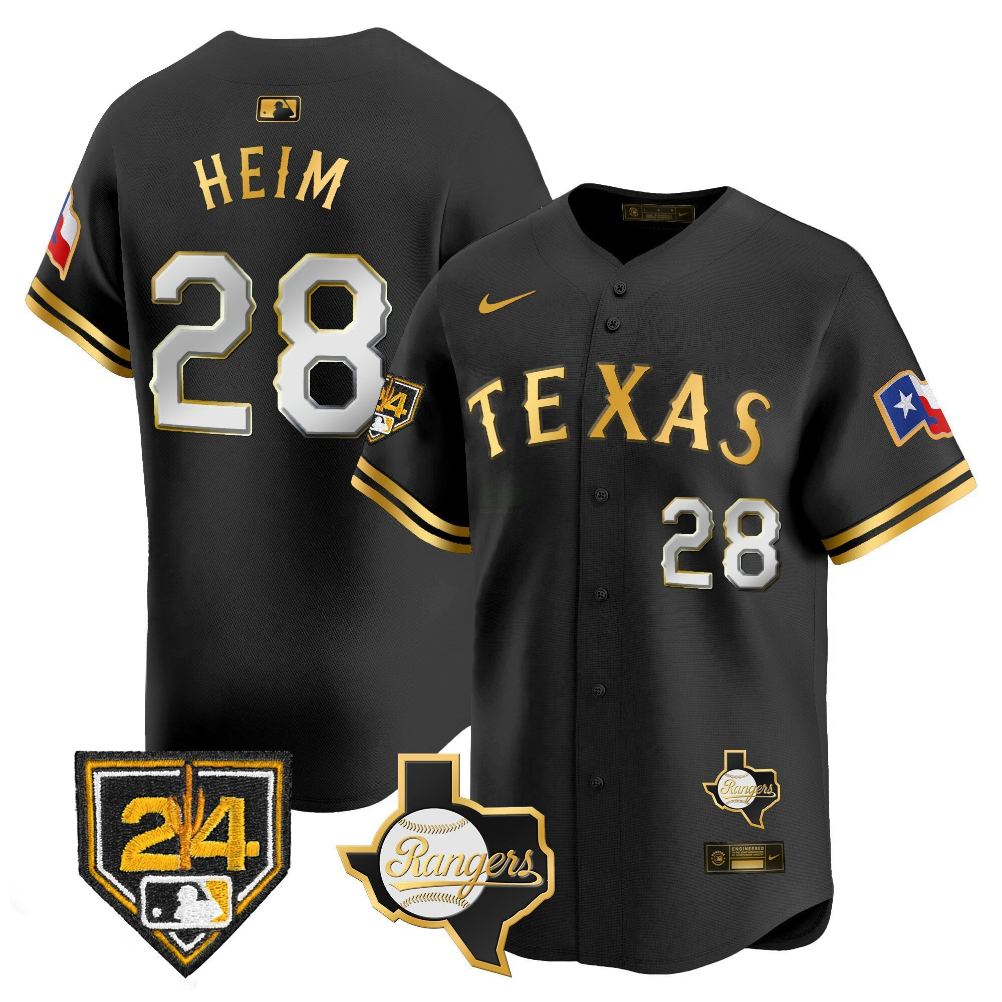 Camisa MLB Men’s Texas 2024 Spring Training Patch Vapor Premier Limited Jersey