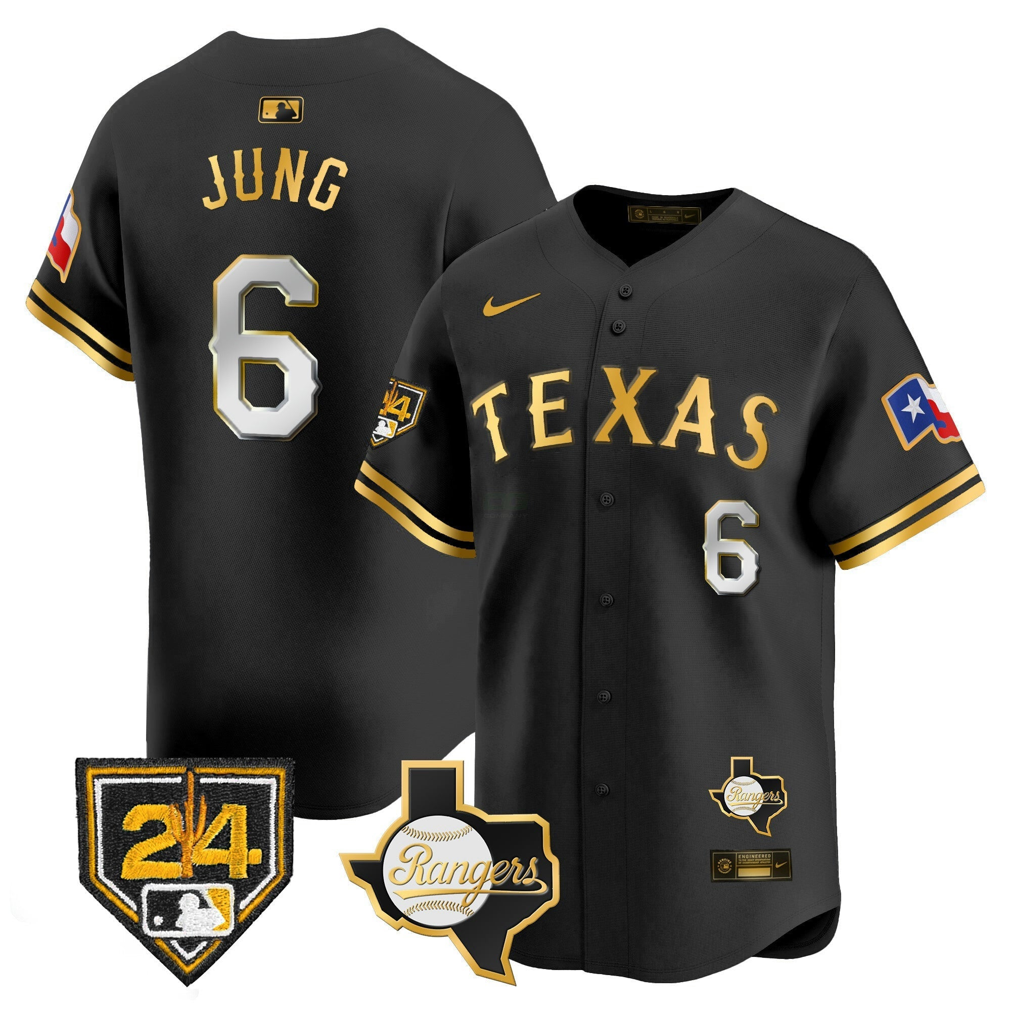 Camisa MLB Men’s Texas 2024 Spring Training Patch Vapor Premier Limited Jersey