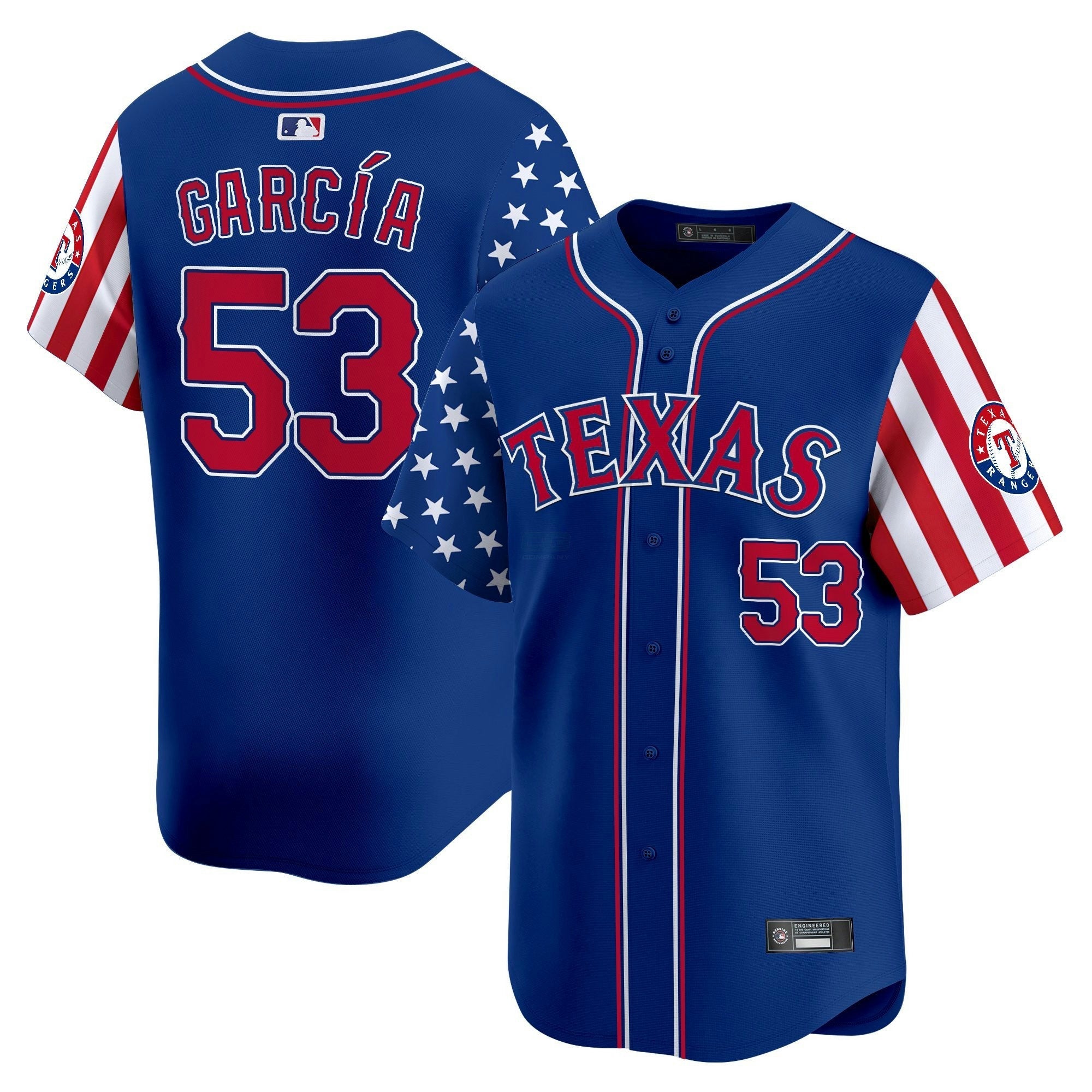 Camisa MLB Men’s Texas 2025 Independence Day Vapor Premier Limited Jersey