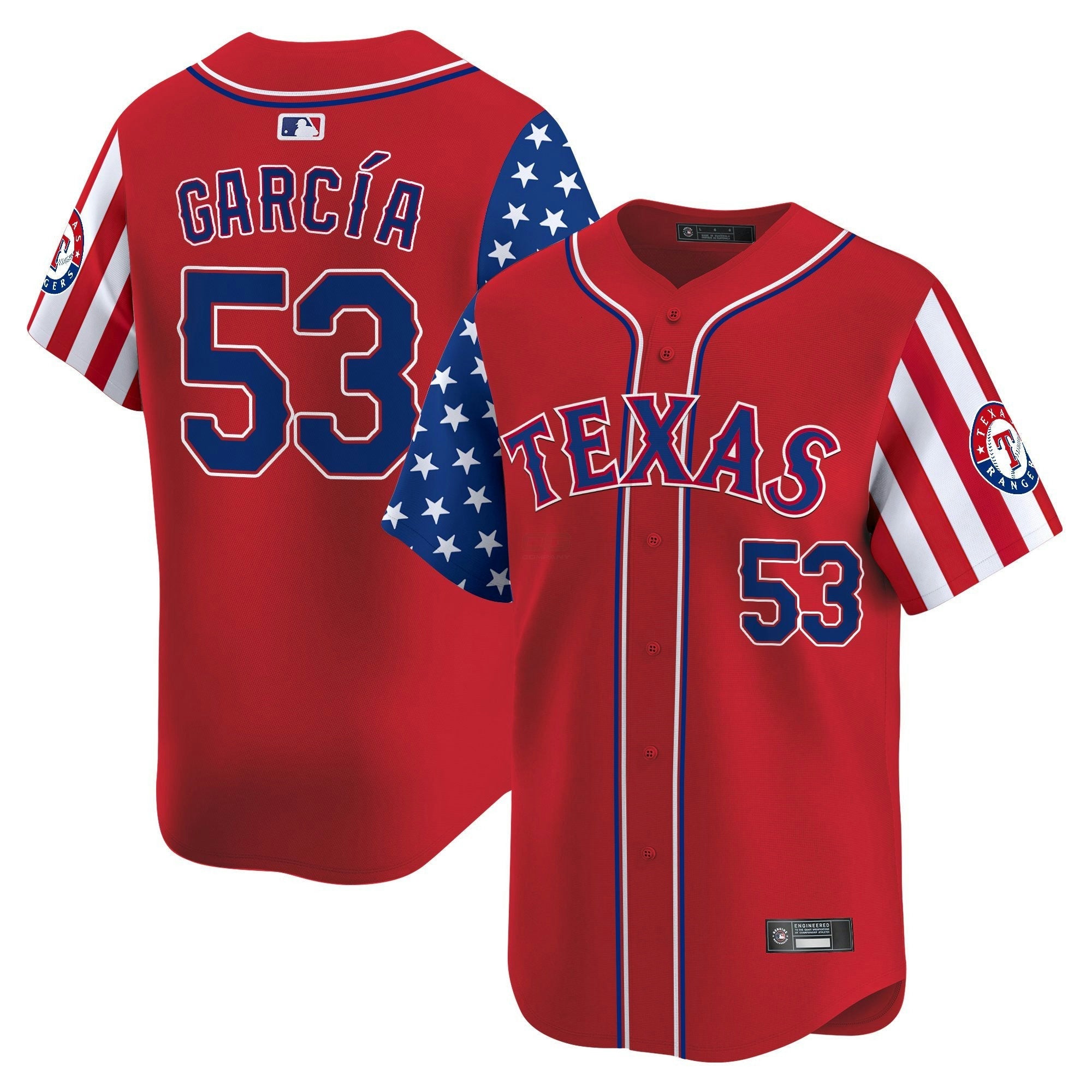 Camisa MLB Men’s Texas 2025 Independence Day Vapor Premier Limited Jersey