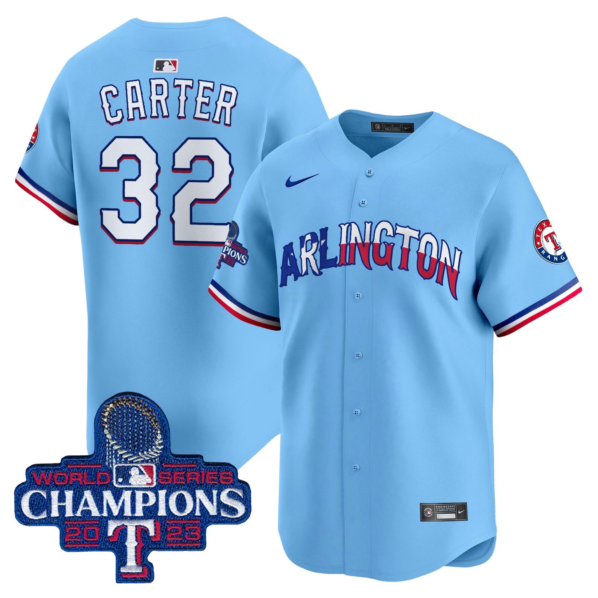 Camisa MLB Men’s Texas Arlington Champions Vapor Premier Limited Jersey