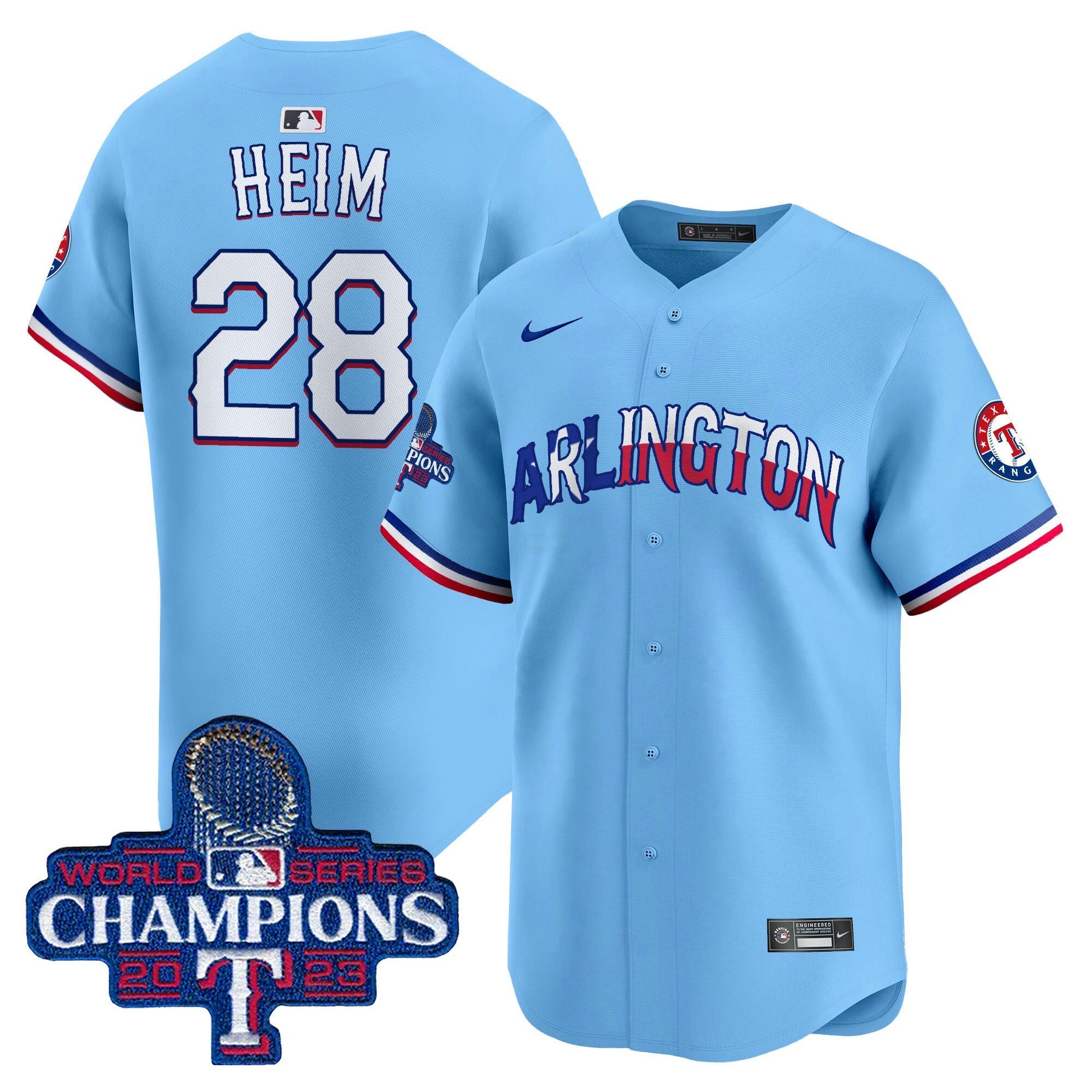 Camisa MLB Men’s Texas Arlington Champions Vapor Premier Limited Jersey