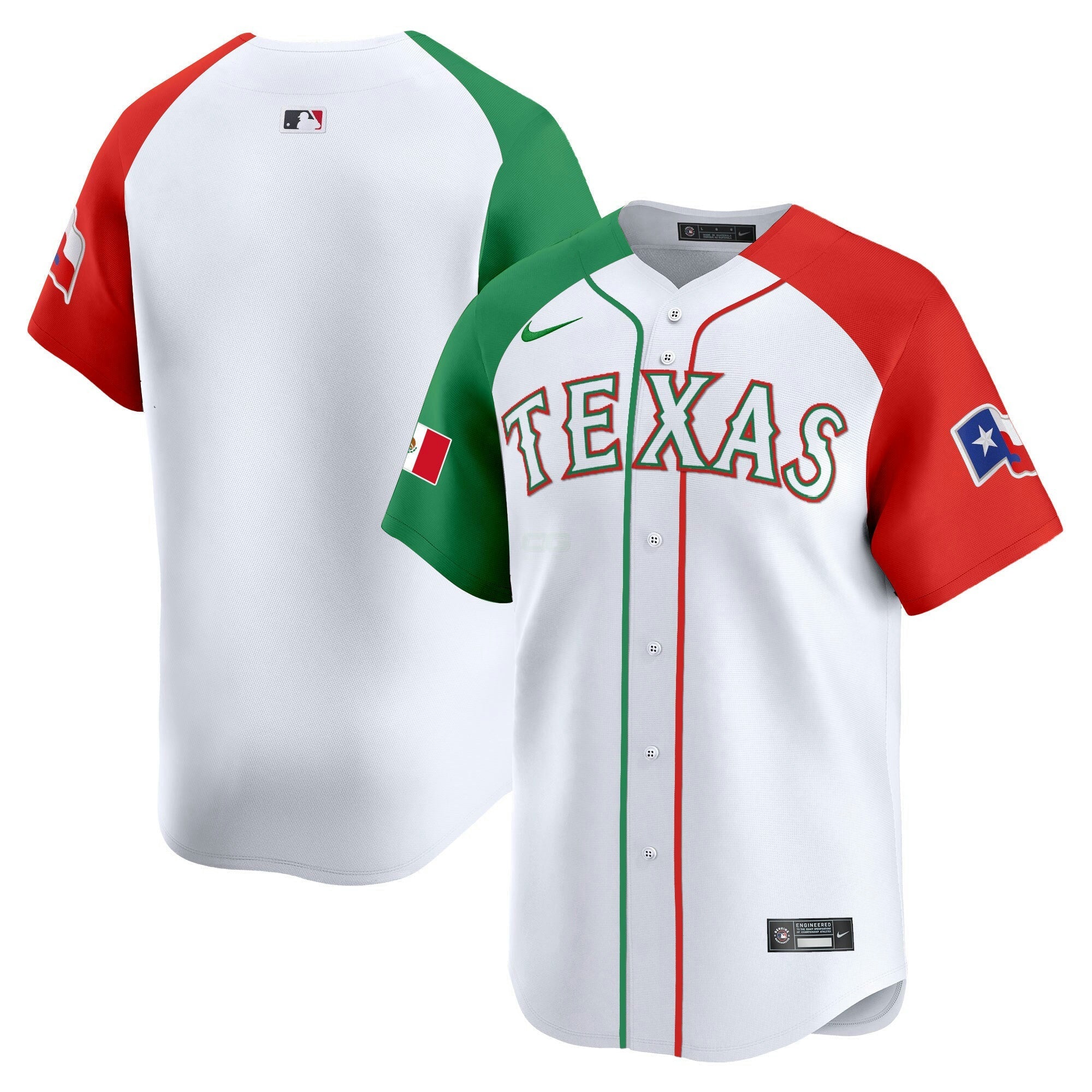 Camisa MLB Men’s Texas Mexico Vapor Premier Limited Jersey