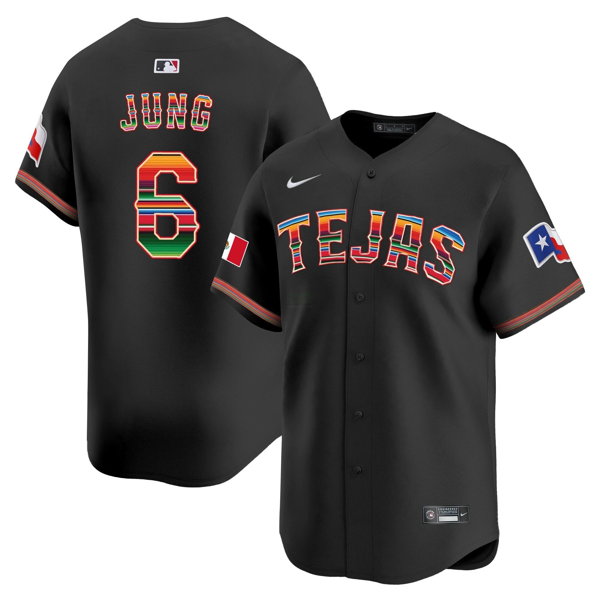 Camisa MLB Men’s Texas Mexico Vapor Premier Limited Jersey