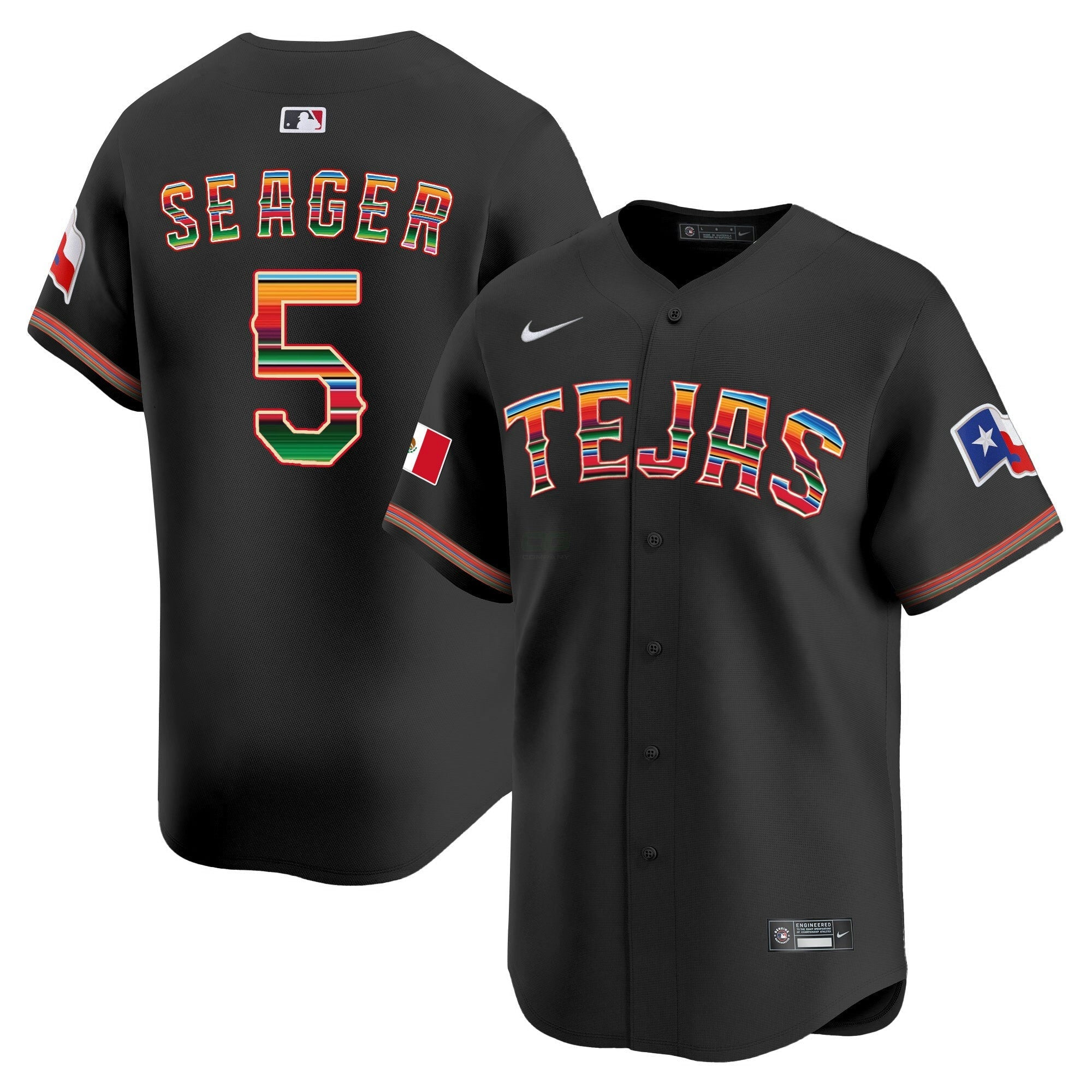 Camisa MLB Men’s Texas Mexico Vapor Premier Limited Jersey V2