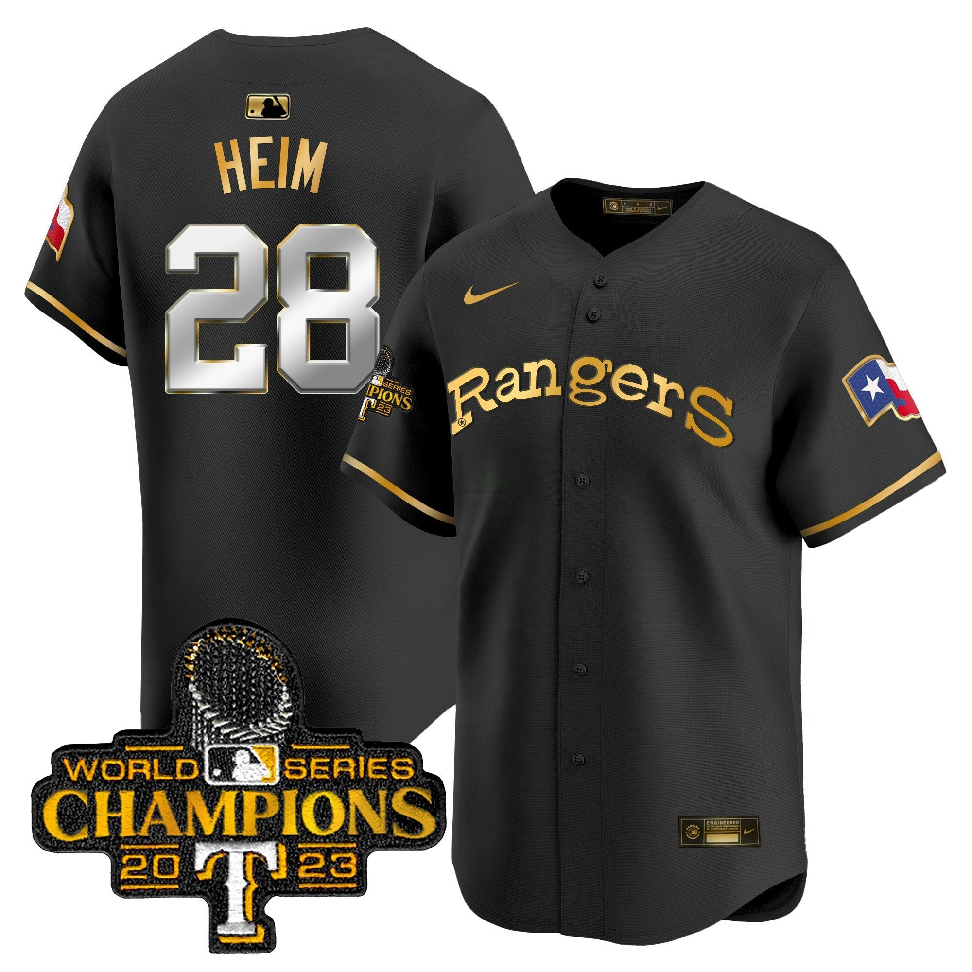 Camisa MLB Men’s Texas Throwback 1972 Vapor Premier Limited Jersey