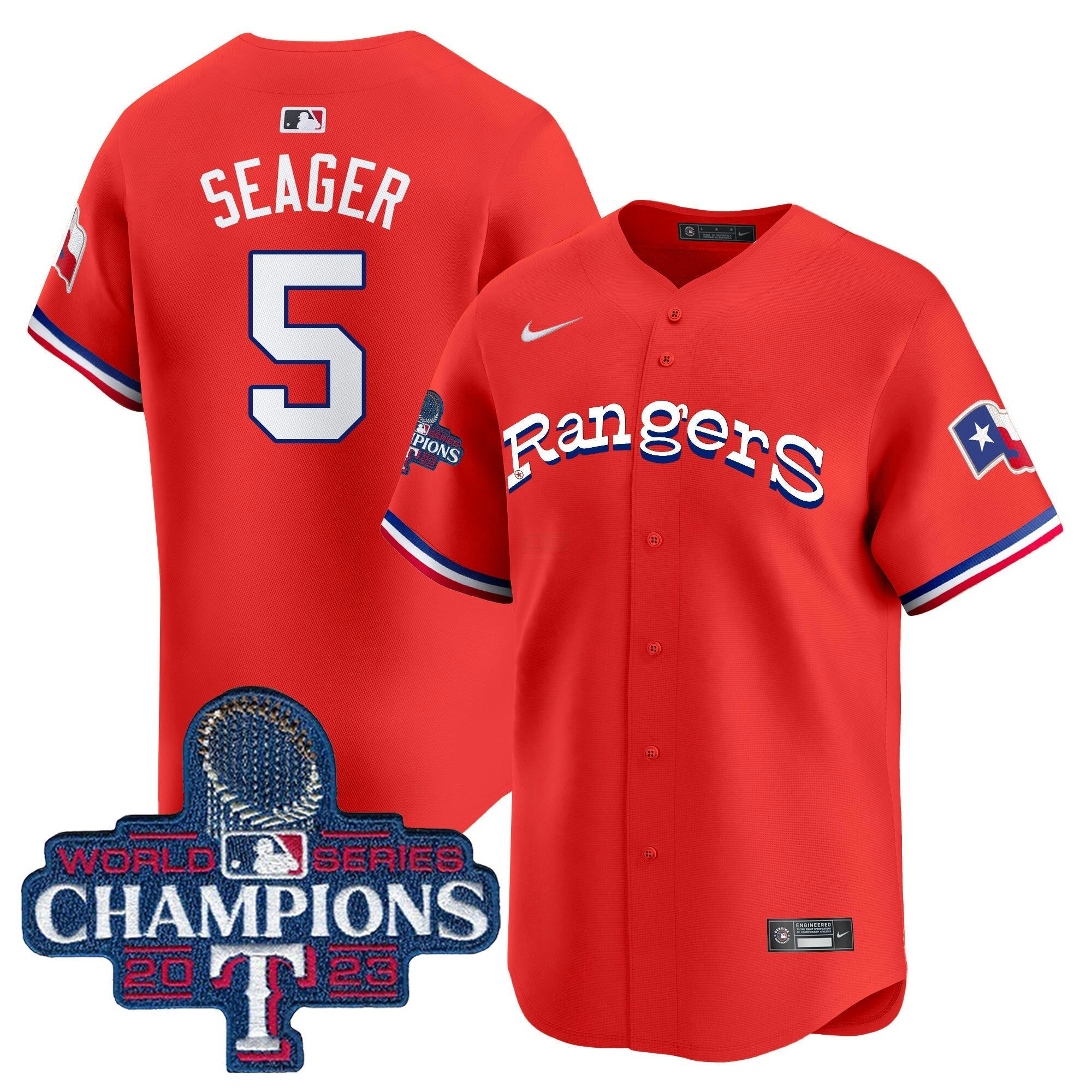 Camisa MLB Men’s Texas Throwback 1972 Vapor Premier Limited Jersey