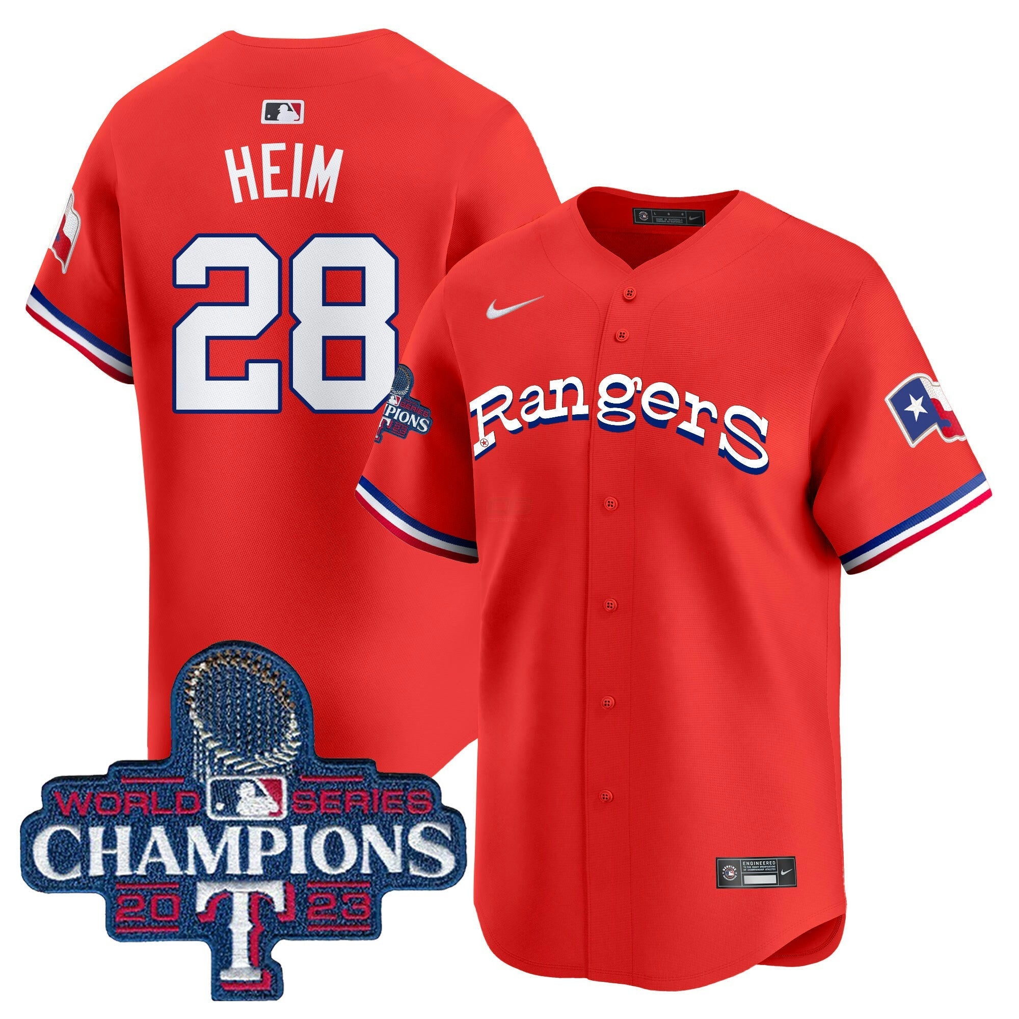 Camisa MLB Men’s Texas Throwback 1972 Vapor Premier Limited Jersey