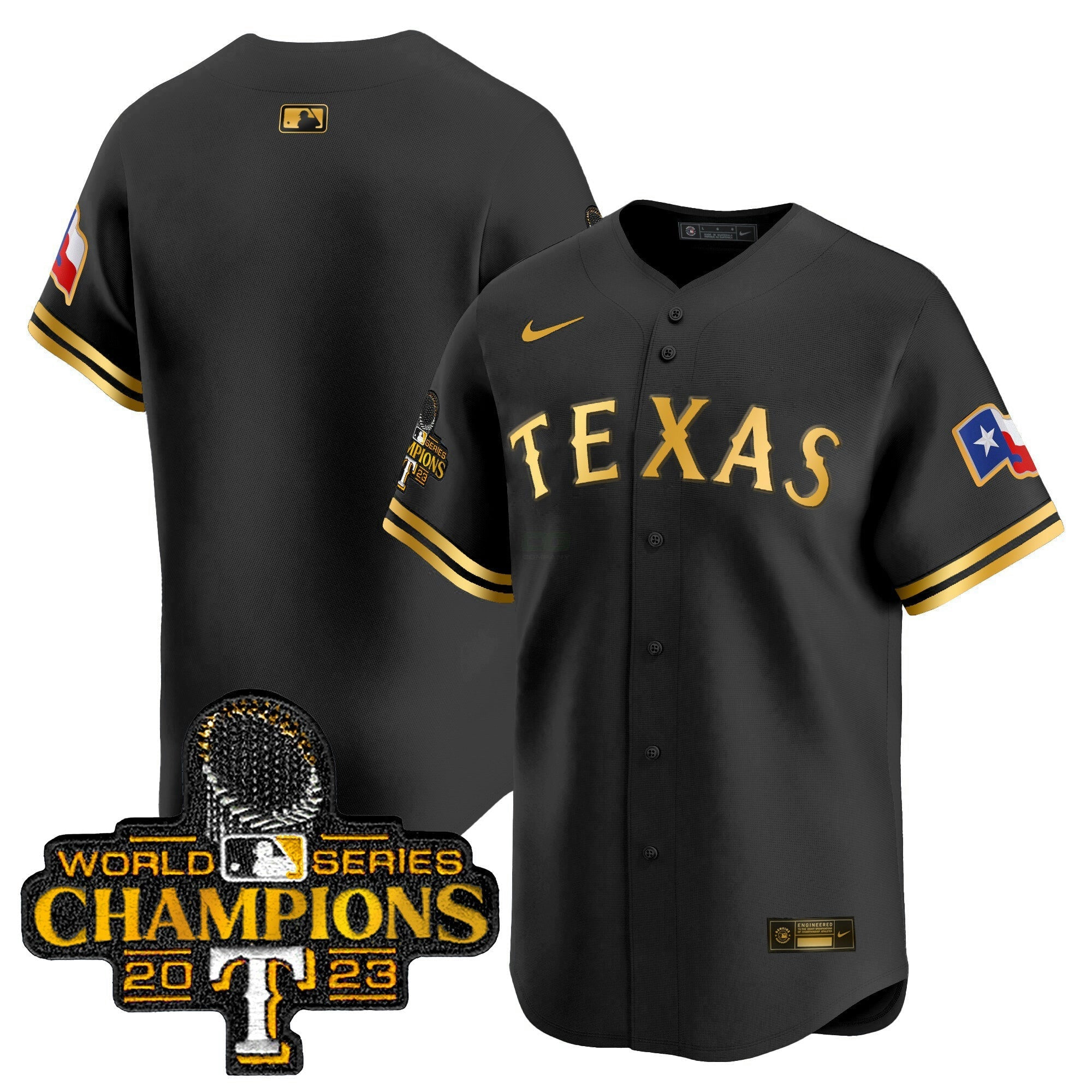 Camisa MLB Men’s Texas World Series Champions Vapor Premier Limited Jersey