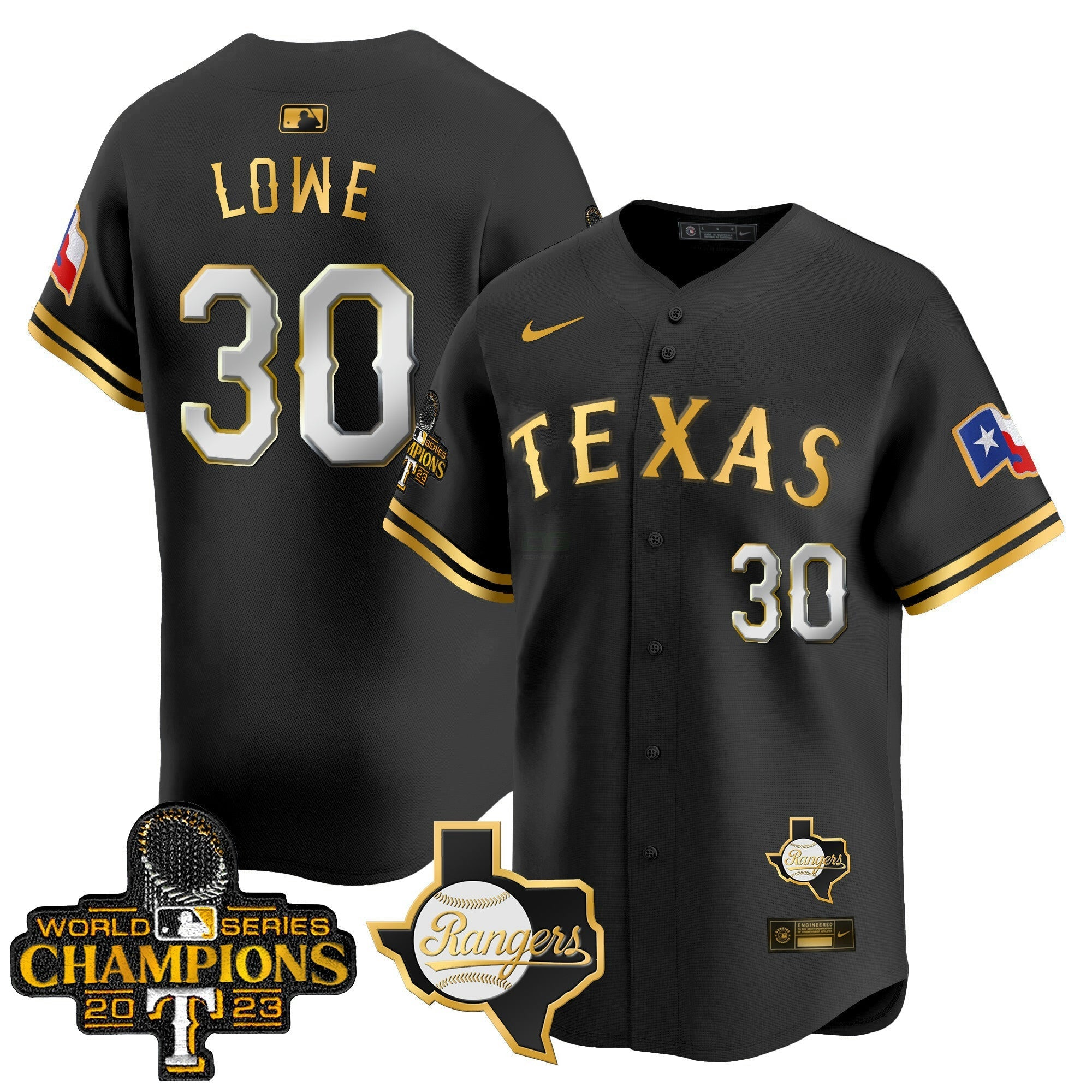 Camisa MLB Men’s Texas World Series Champions Vapor Premier Limited Jersey V2