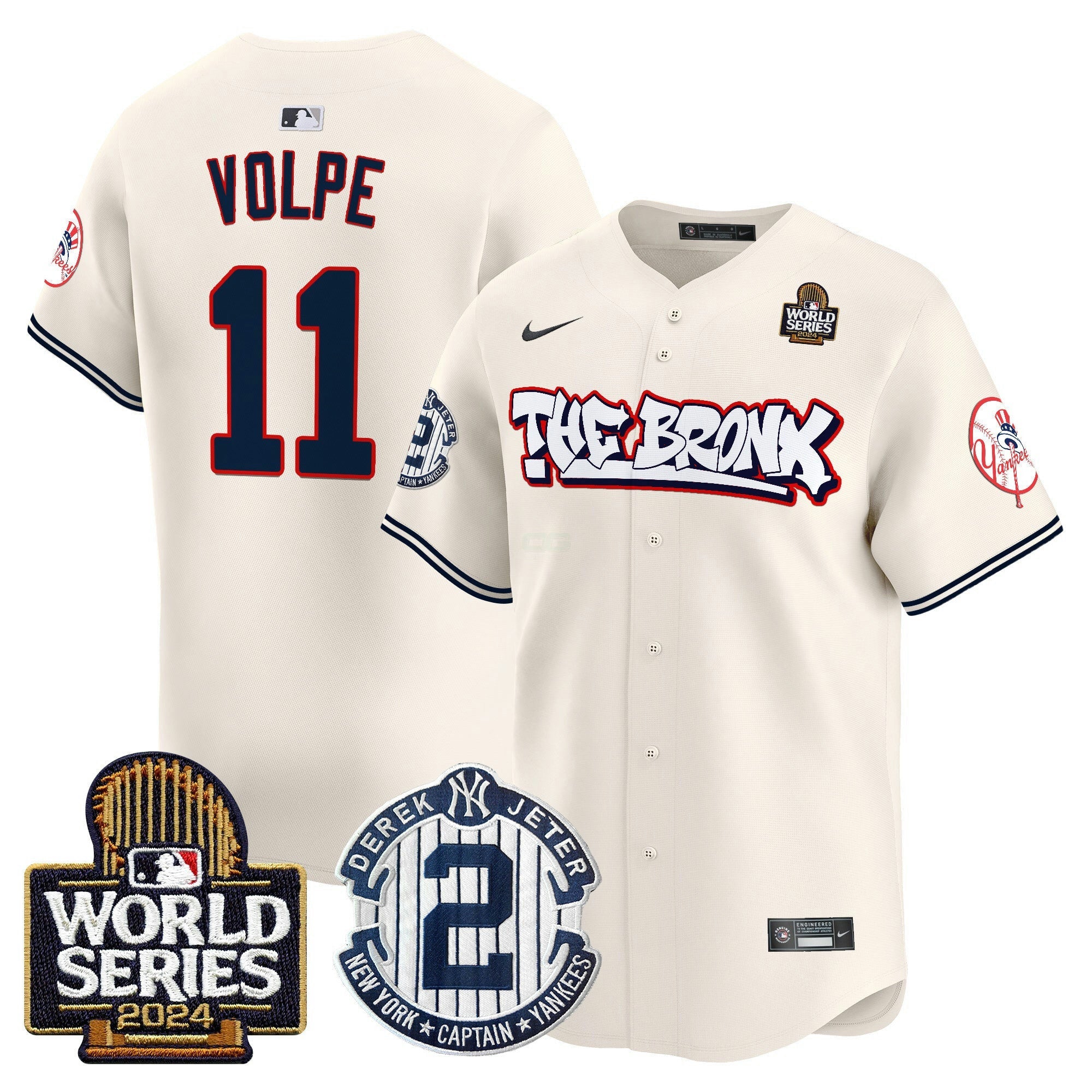Camisa MLB Men’s The Bronx 2024 World Series Vapor Premier Limited Jersey V2