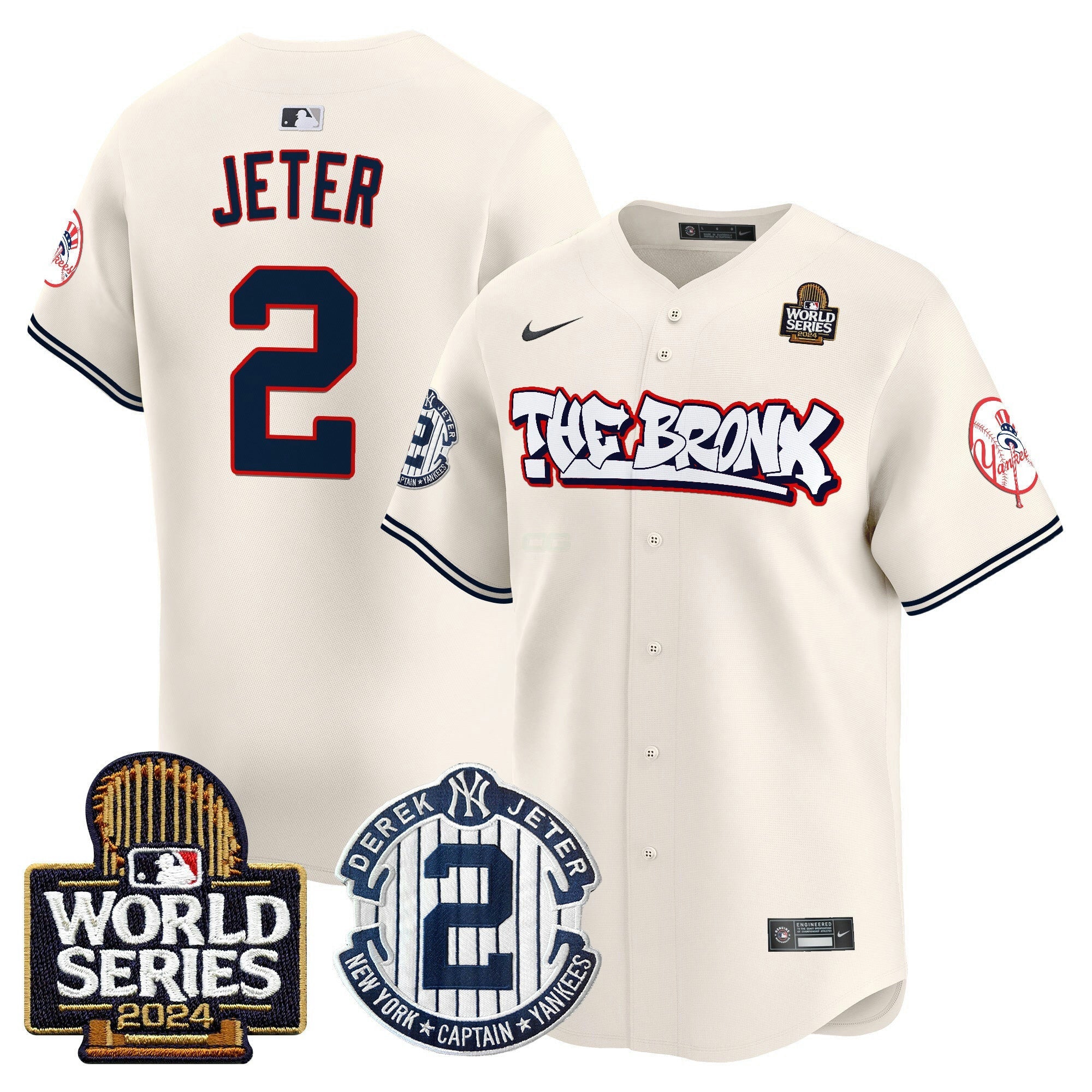 Camisa MLB Men’s The Bronx 2024 World Series Vapor Premier Limited Jersey V2