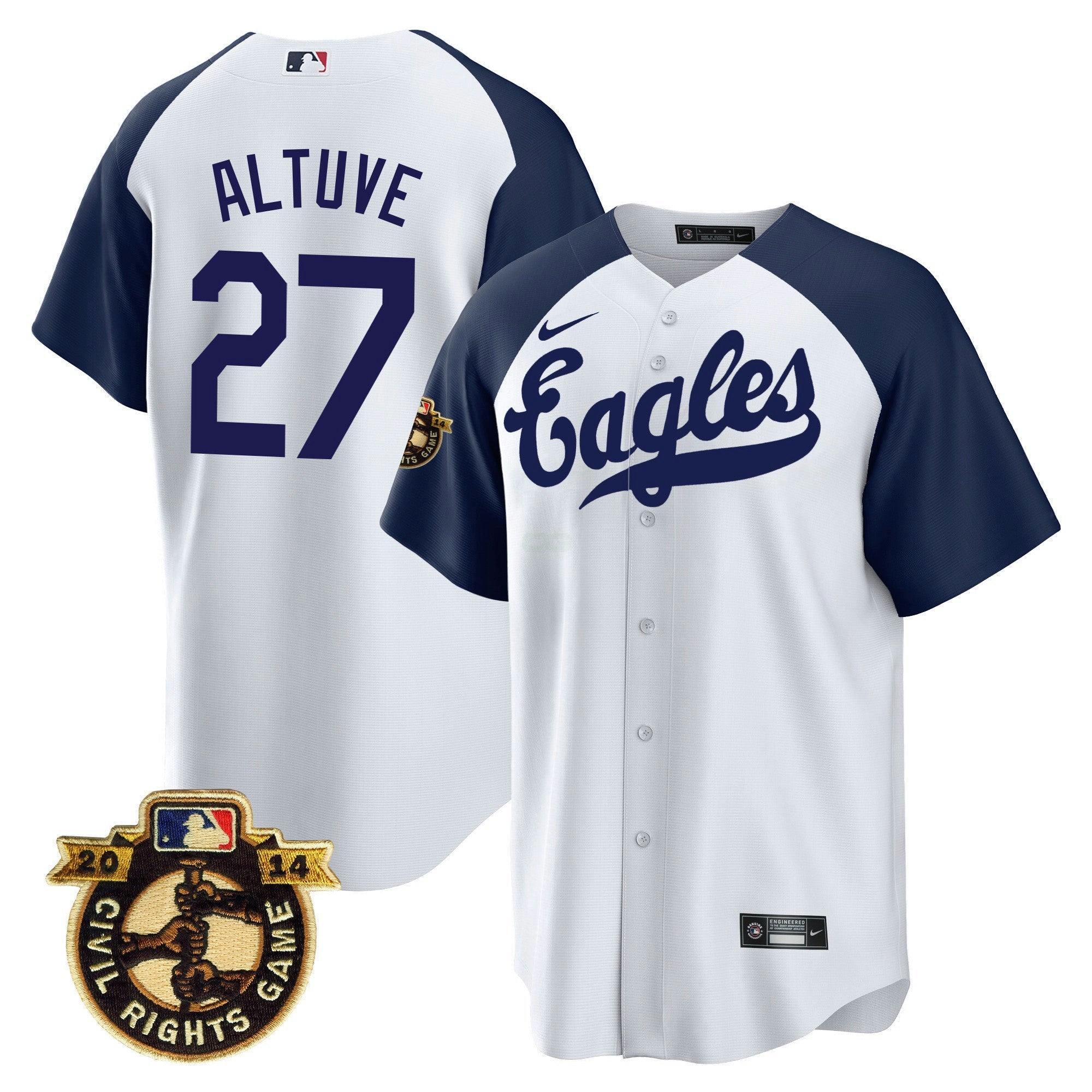 Camisa MLB Men’s Throwback 1950 Houston Eagles Jersey