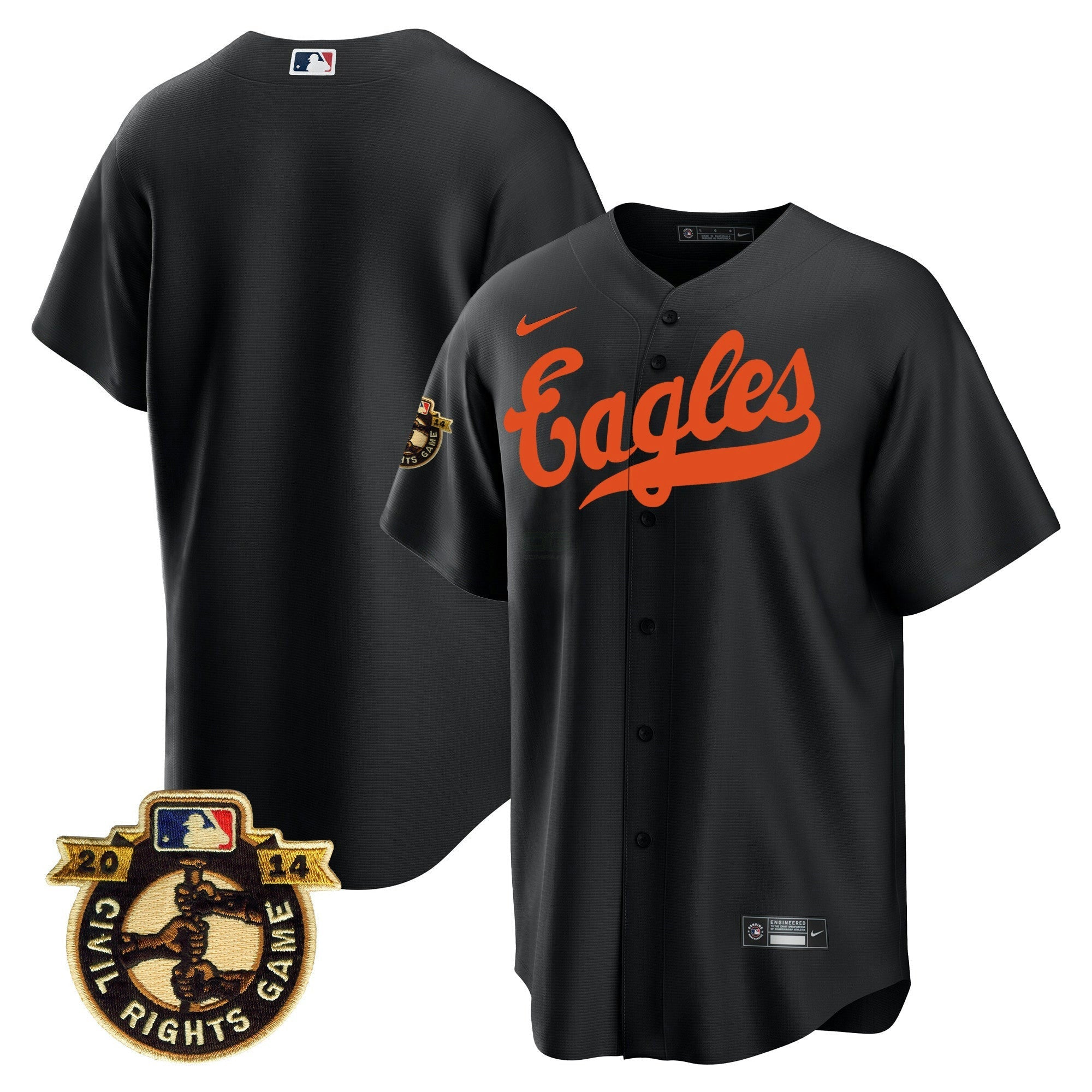 Camisa MLB Men’s Throwback 1950 Houston Eagles Jersey