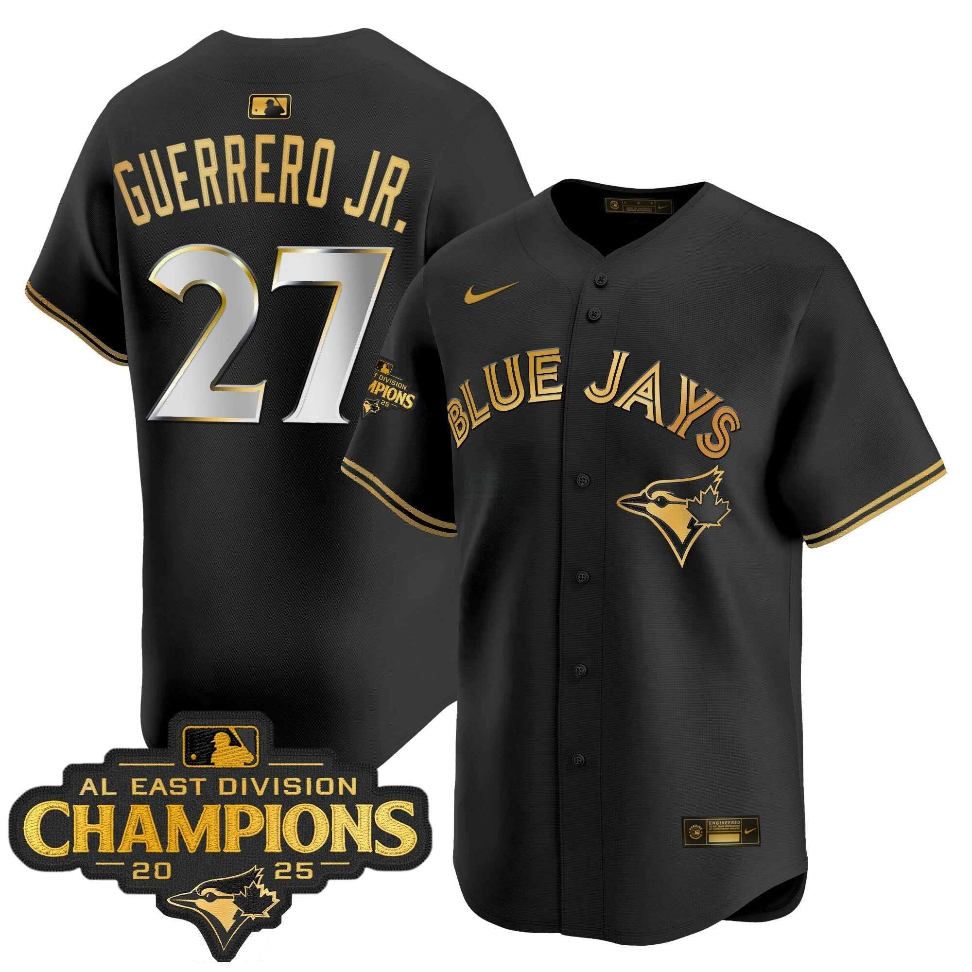 Camisa MLB Men’s Toronto 2025 AL East Division Champions Vapor Premier Limited Jersey
